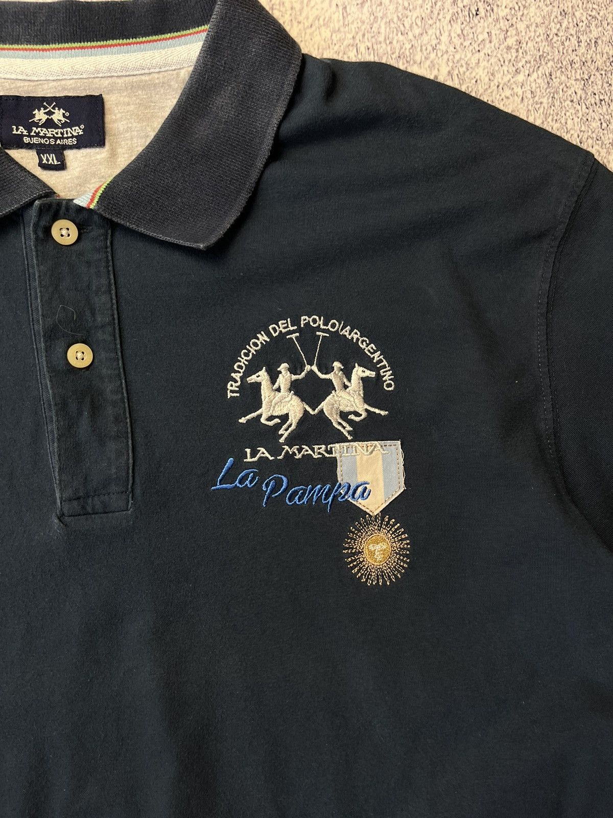 La Martina Vintage Y2K La Martina Argentina #3 Summer Polo Rugby Japan Size US XL / EU 56 / 4 - 9 Thumbnail