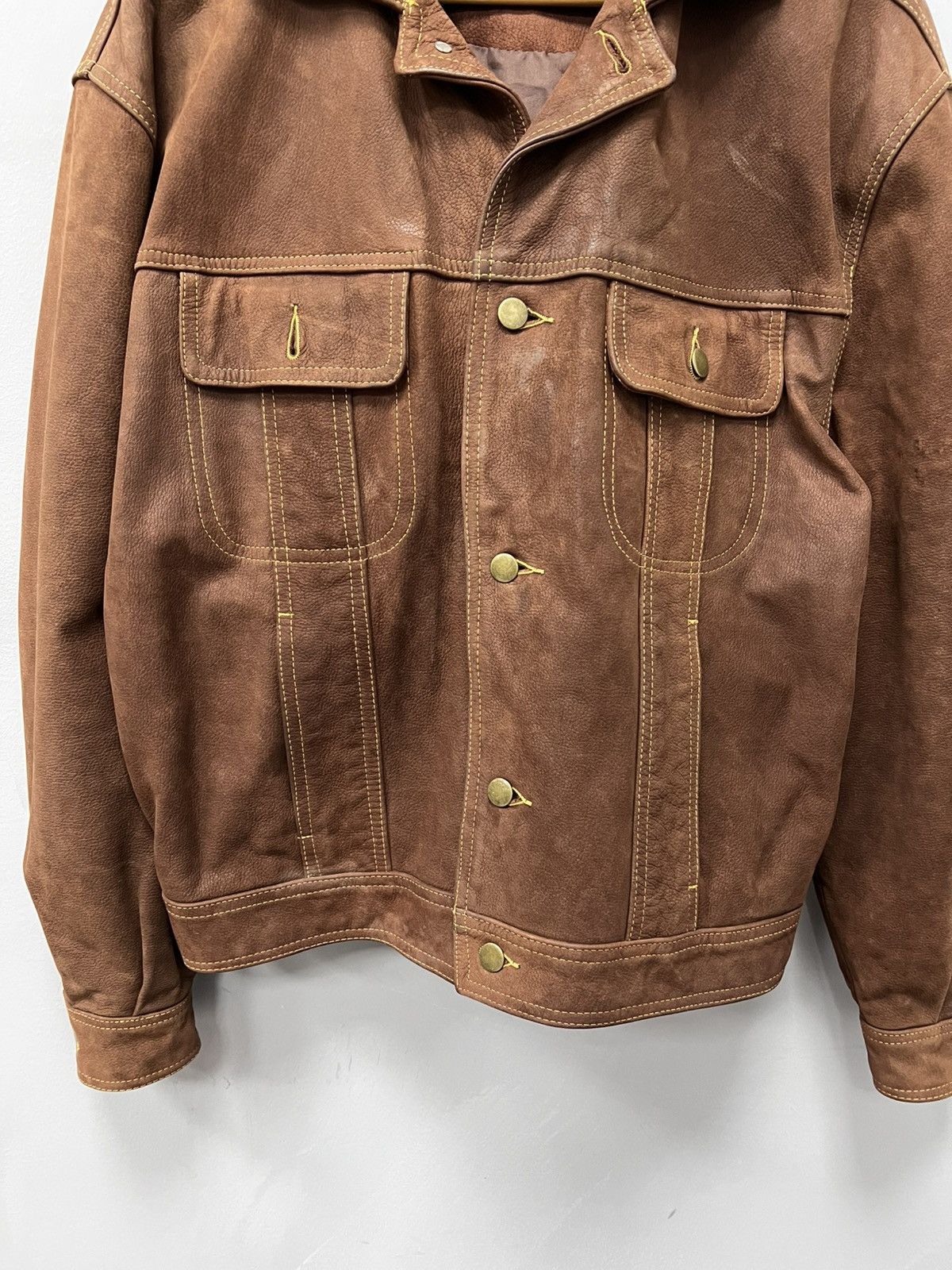 Other Cropped suede y2k DIESEL TRUCKER Leather Avantgarde Jacket Size US M / EU 48-50 / 2 - 6 Thumbnail