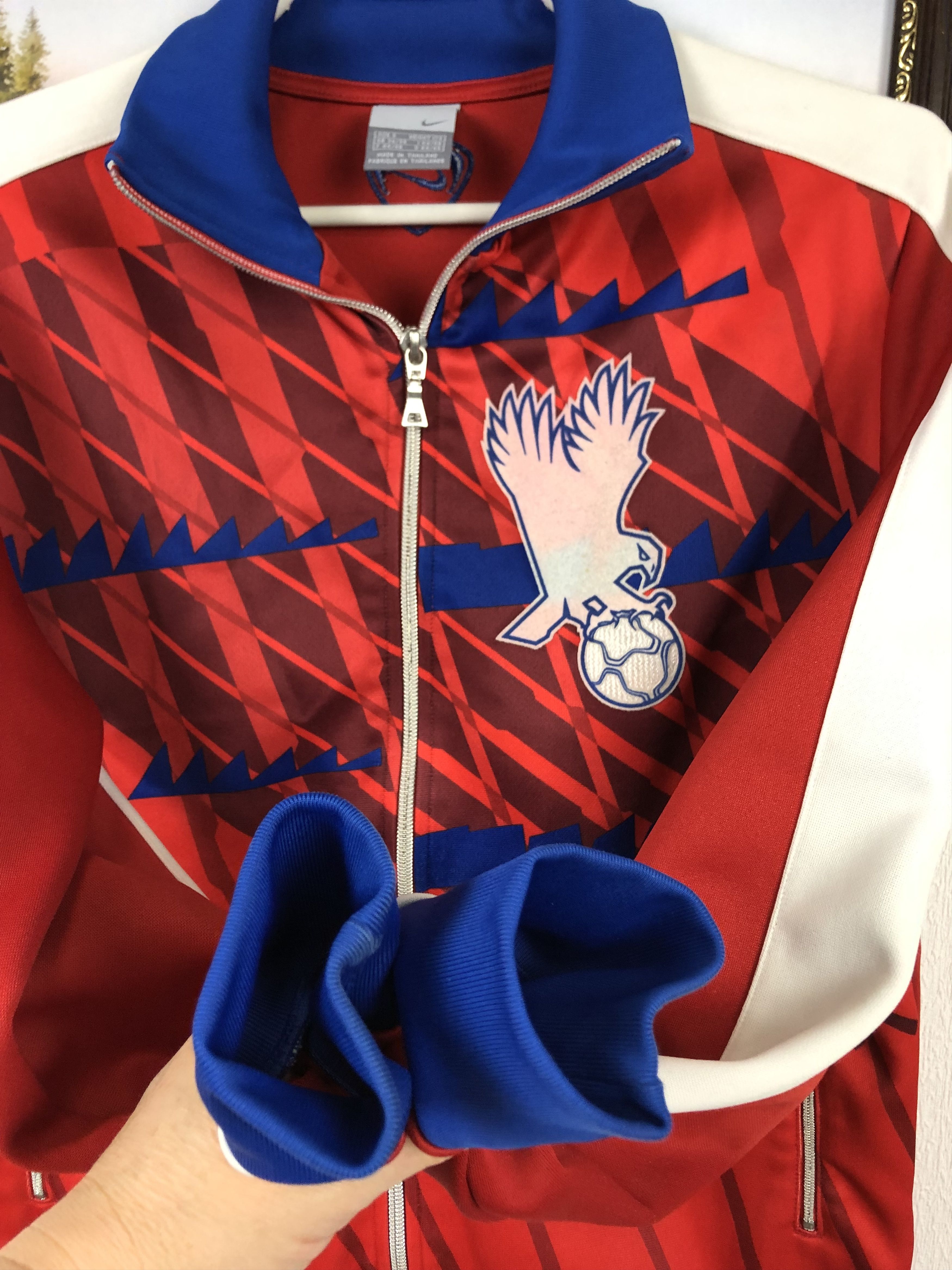 Nike Vintage Crystal Palace Track Jacket Football Soccer Rare Size US S / EU 44-46 / 1 - 8 Thumbnail