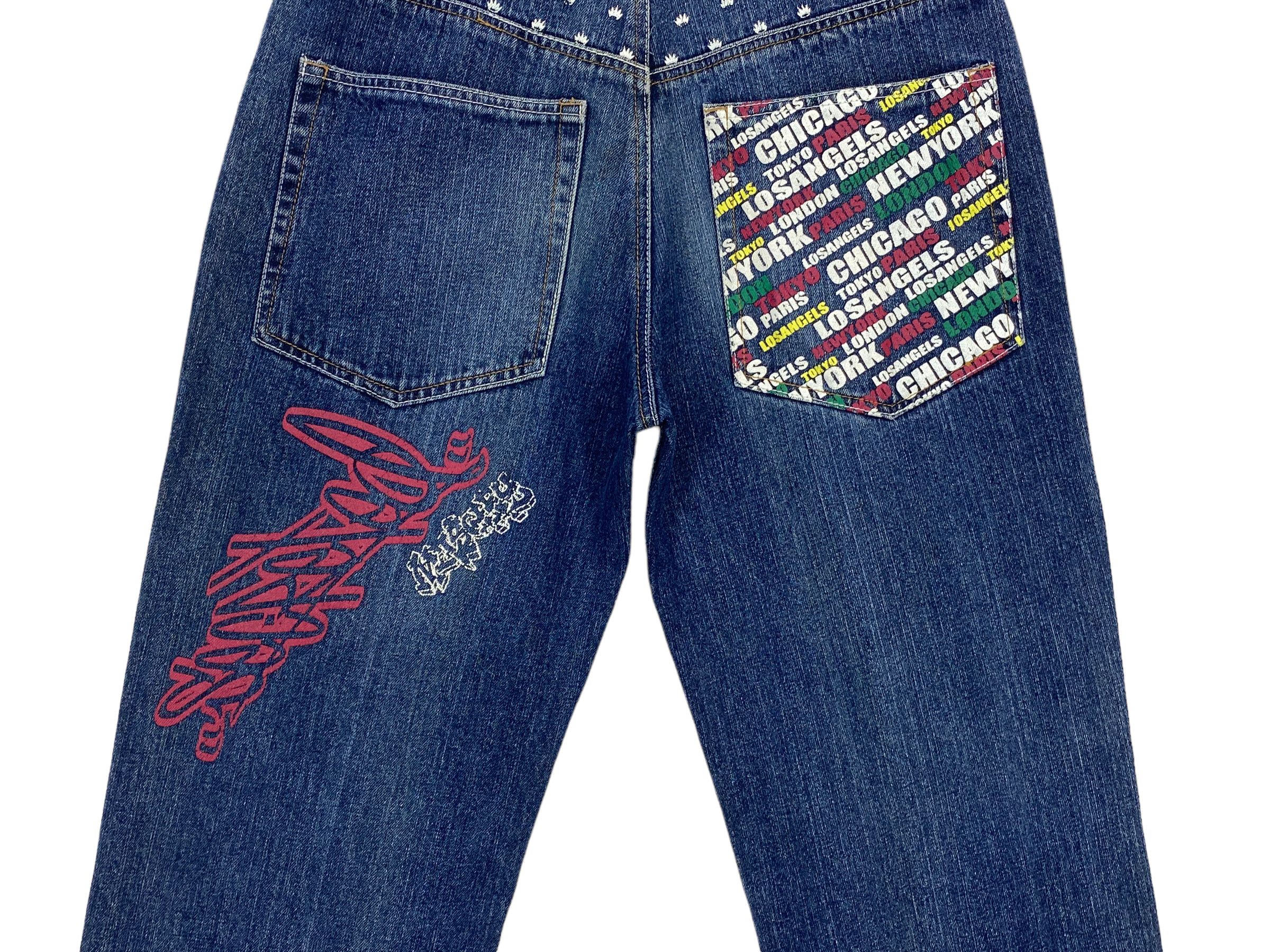 Japanese Brand Antful Jeans Capital City Print Jeans Size US 28 / EU 44 - 8 Thumbnail