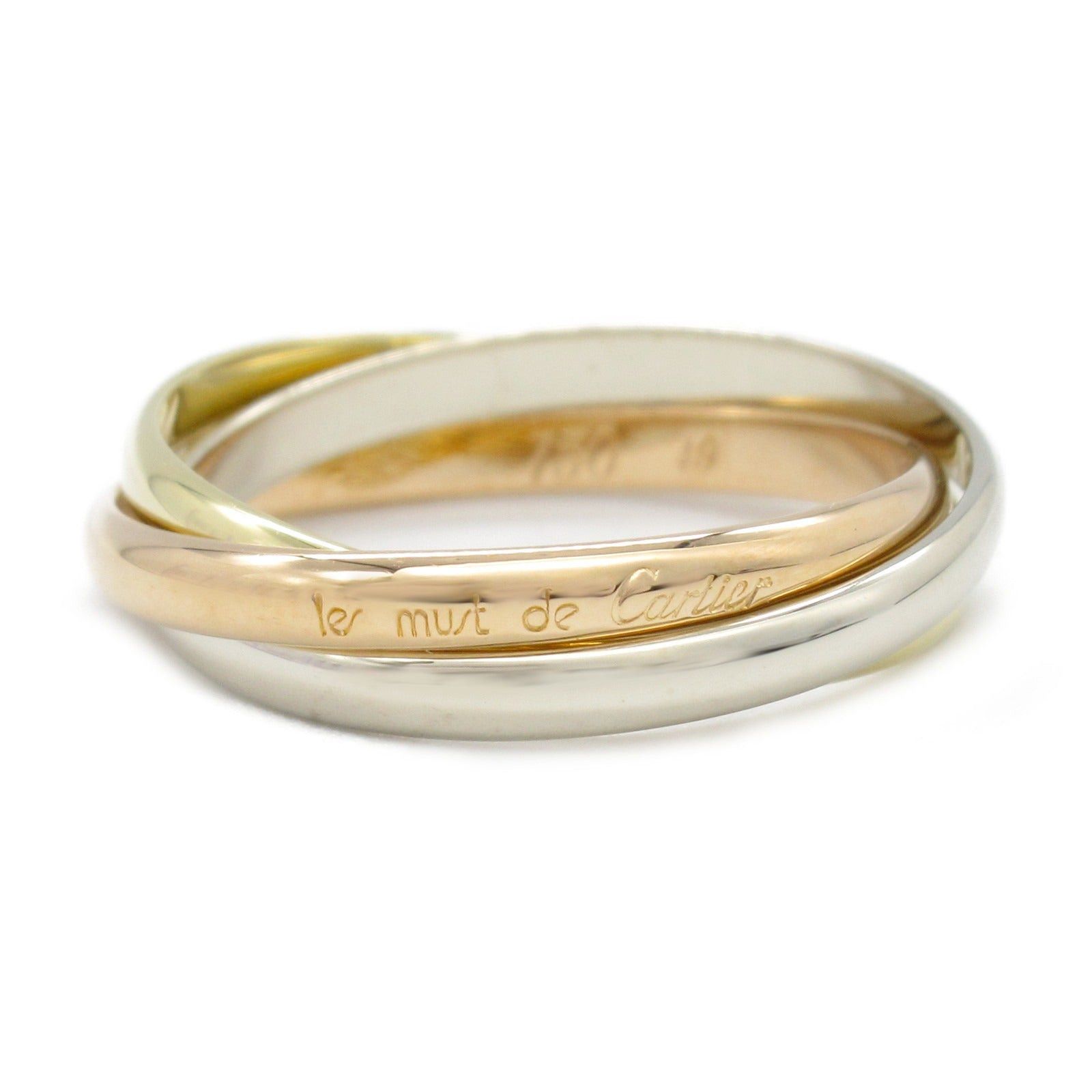 Cartier Cartier Trinity Ring K18 (Yellow Gold) K18Wg (White (Pink Gold Size ONE SIZE - 1 Thumbnail