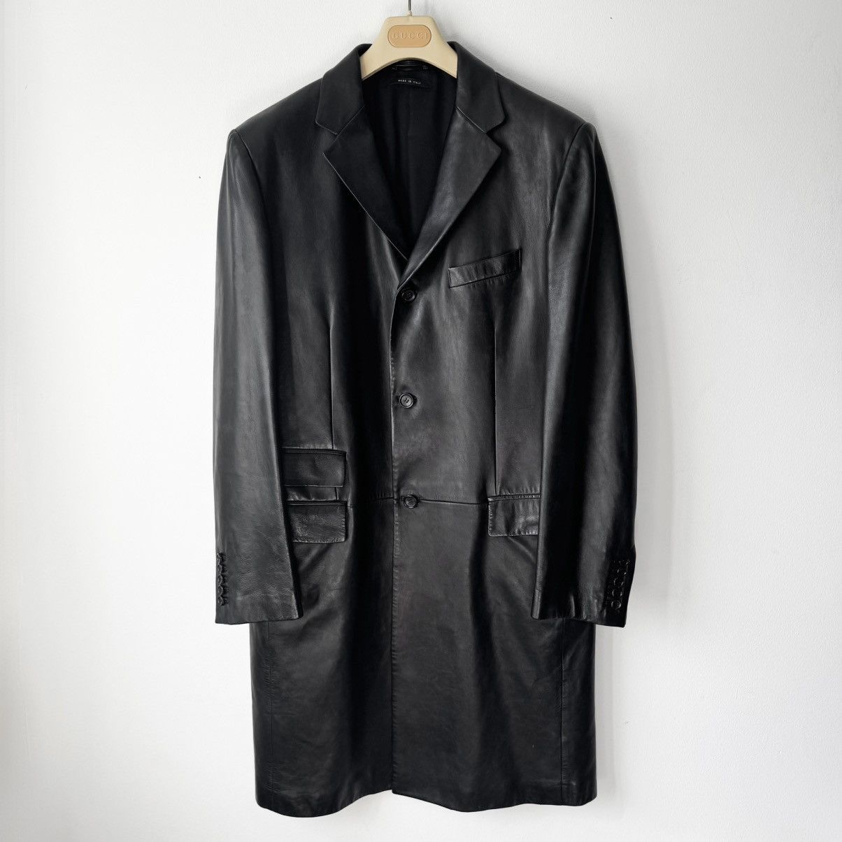Gucci × Tom Ford ARCHIVE S/S2003 HAND PAINTED LEATHER JACKET BY