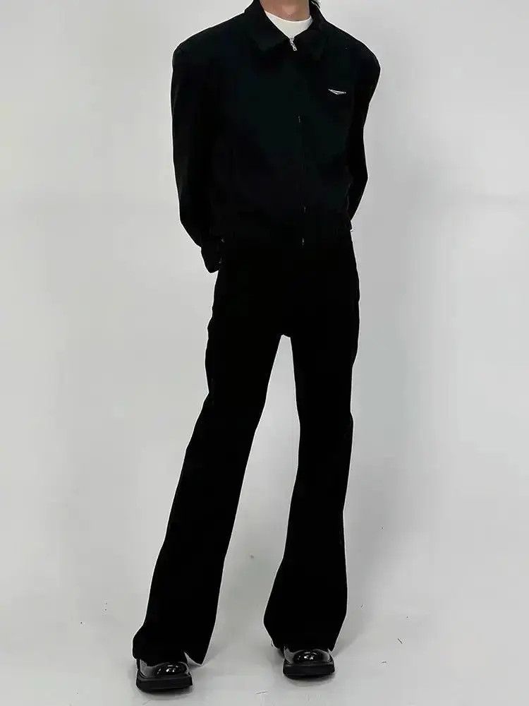 Japanese Brand Micro flared slimming and slim fitting jeans Size US 30 / EU 46 - 2 Thumbnail