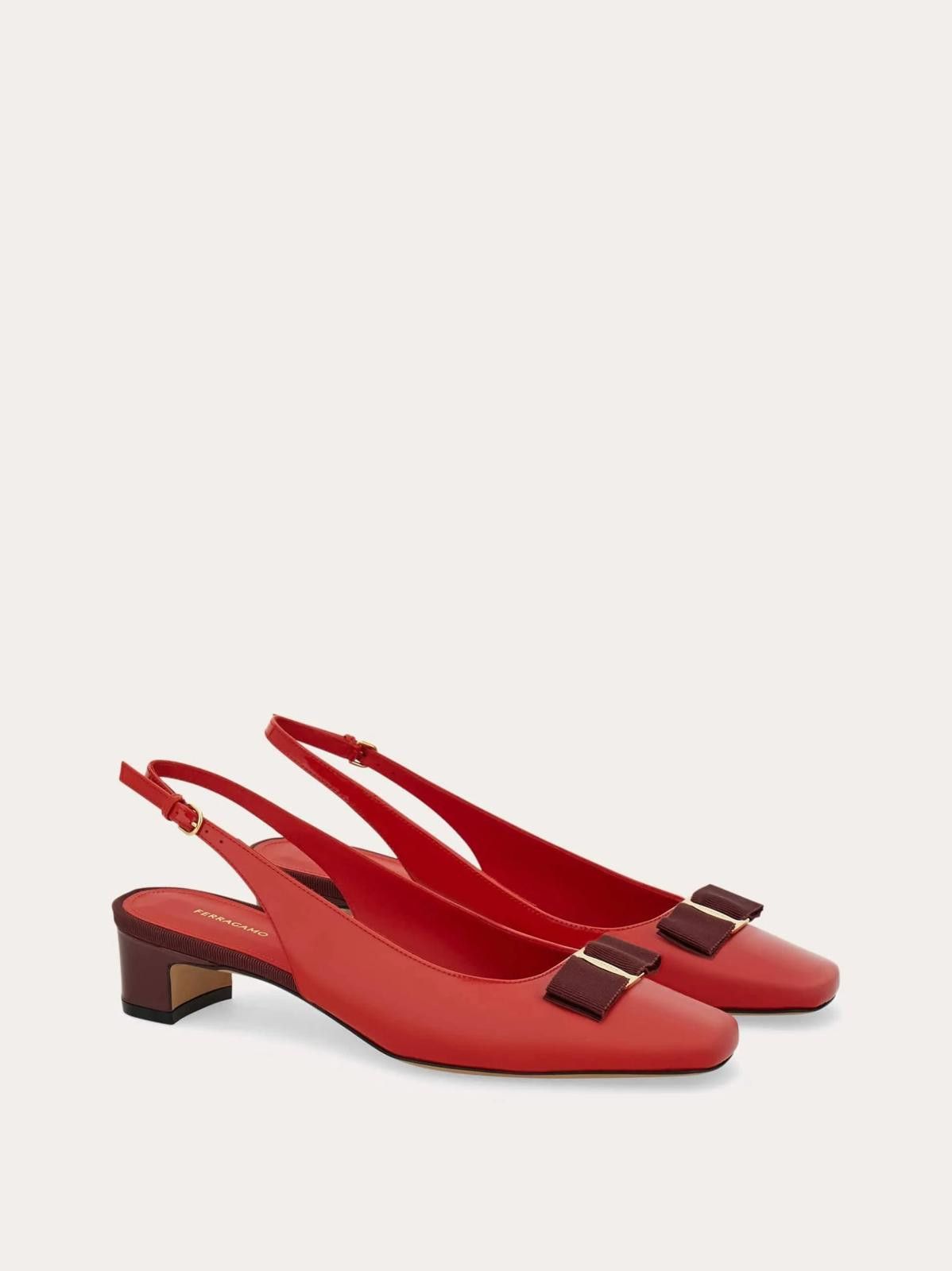 Salvatore Ferragamo Ferragamo Iconic Bow Slingback Size US 5 / IT 35 - 2 Thumbnail