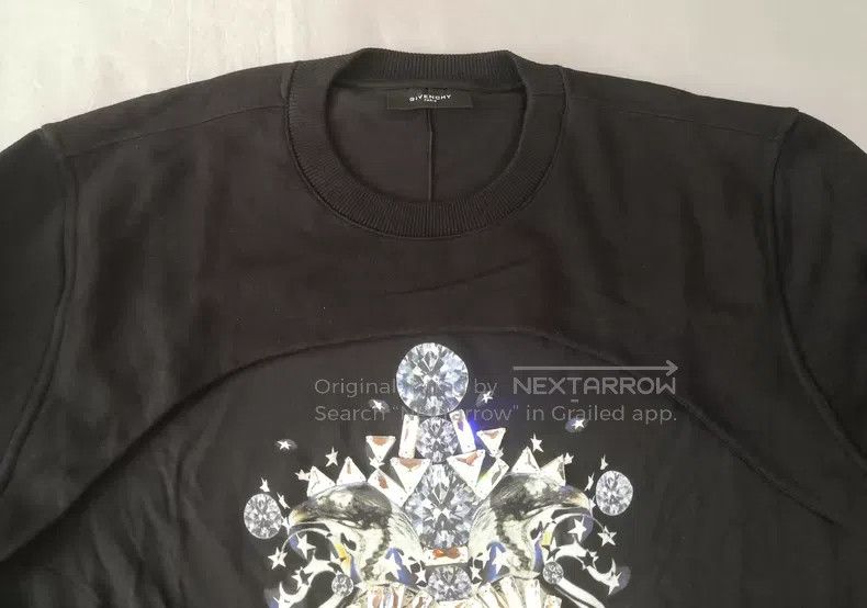 Givenchy Givenchy Sweatshirt with Layered Long Sleeves Size US XL / EU 56 / 4 - 2 Thumbnail