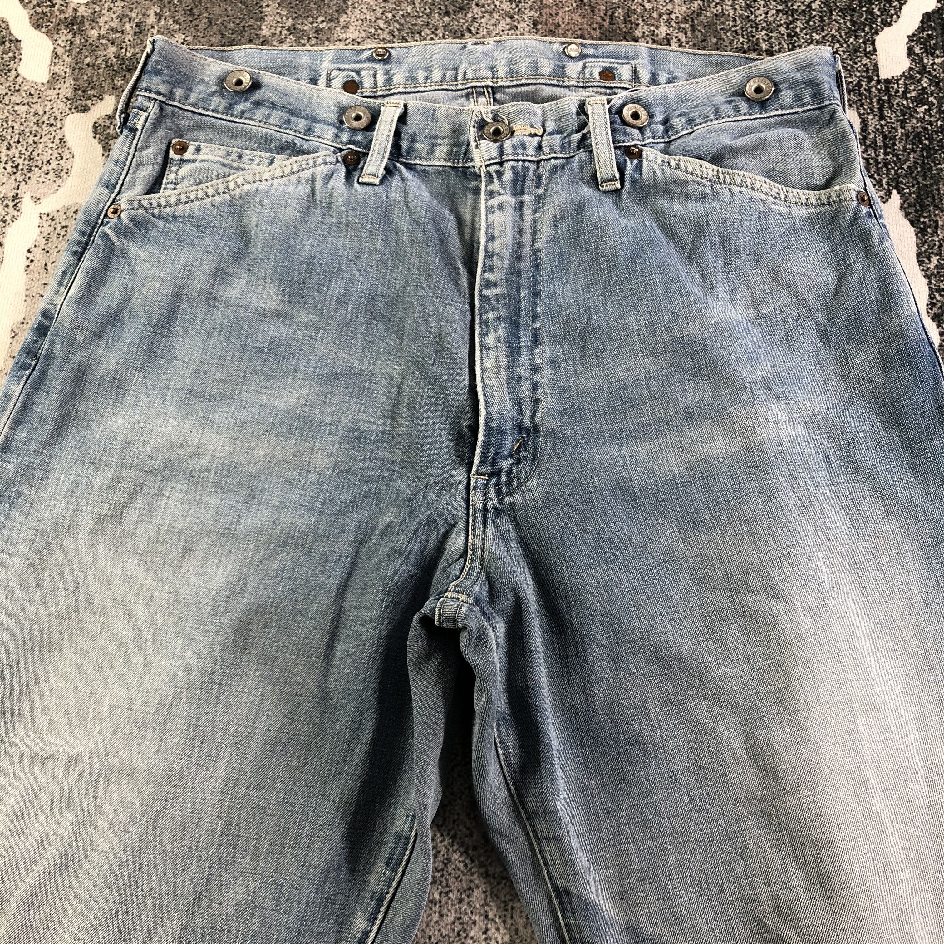 Levi's Vintage 90s Levis Jeans Medium Wash Denim KJ2229 Size US 33 - 3 Thumbnail
