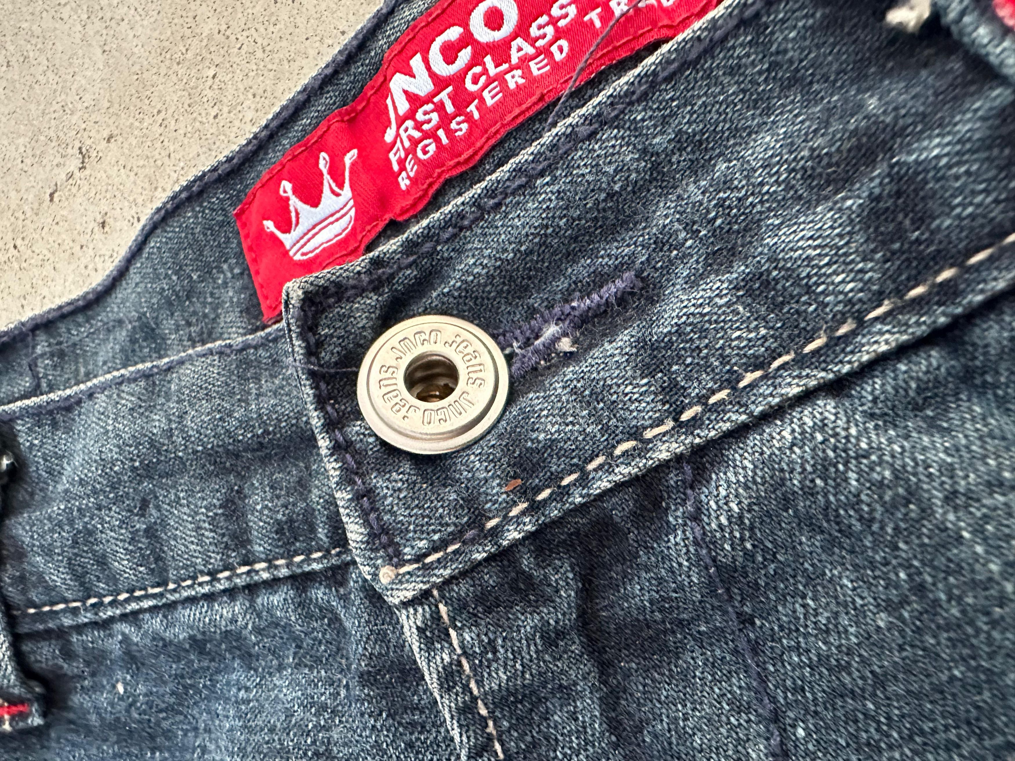 JNCO Vintage Jnco jeans Dragon Wide leg Baggy 34×32 Size US 34 / EU 50 - 9 Thumbnail
