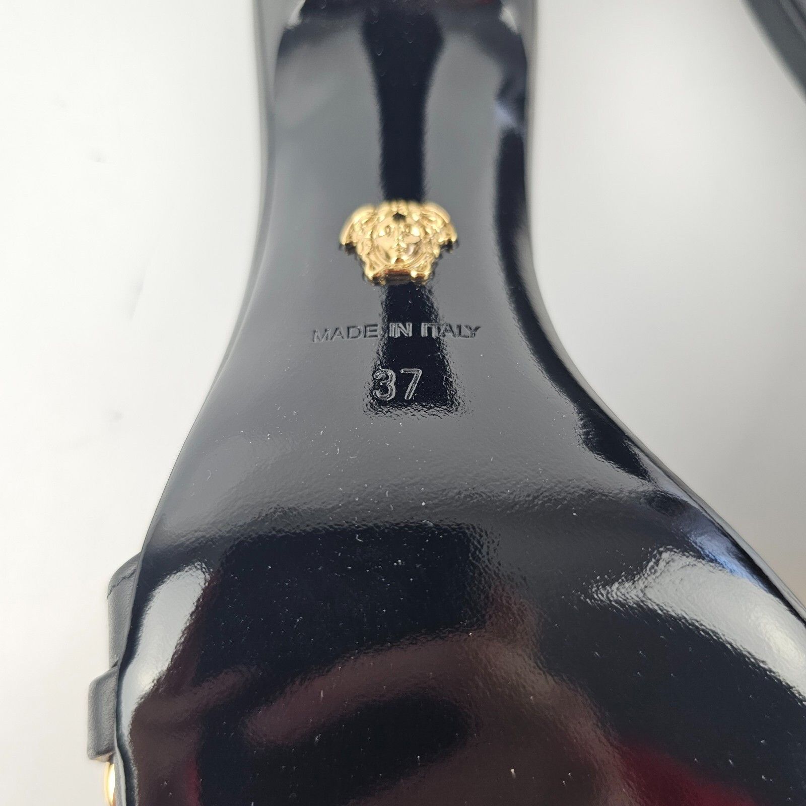 Versace VERSACE Chain 70mm Black Mules New Size 37 US 7 Size US 7 / IT 37 - 7 Thumbnail