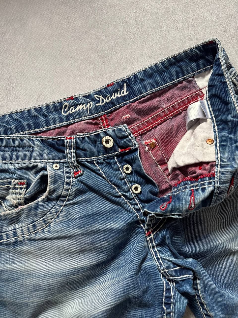 Camp David Vintage Camp David True Religion style jeans y2k 90s Size US 33 - 7 Thumbnail