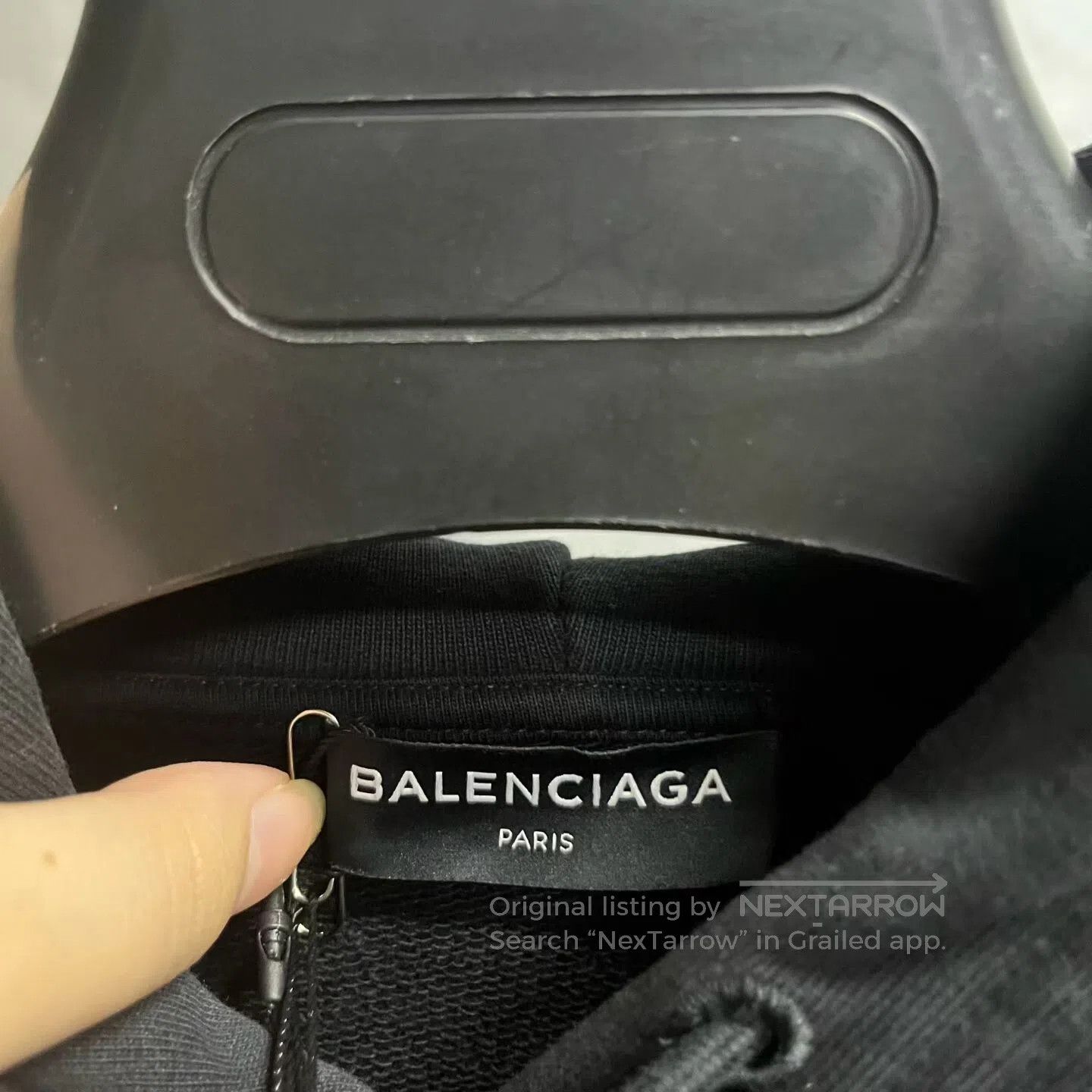 Balenciaga Balenciaga A hoodie with a large logo printed on the back, Size US M / EU 48-50 / 2 - 2 Thumbnail