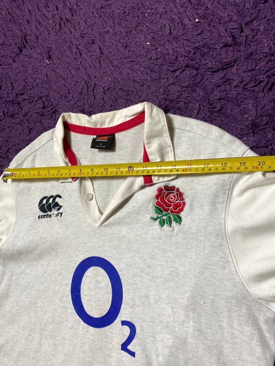 Canterbury of New Zealand Vintage Canterbury England Rugby long sleeve jersey Size US L / EU 52-54 / 3 - 16 Thumbnail