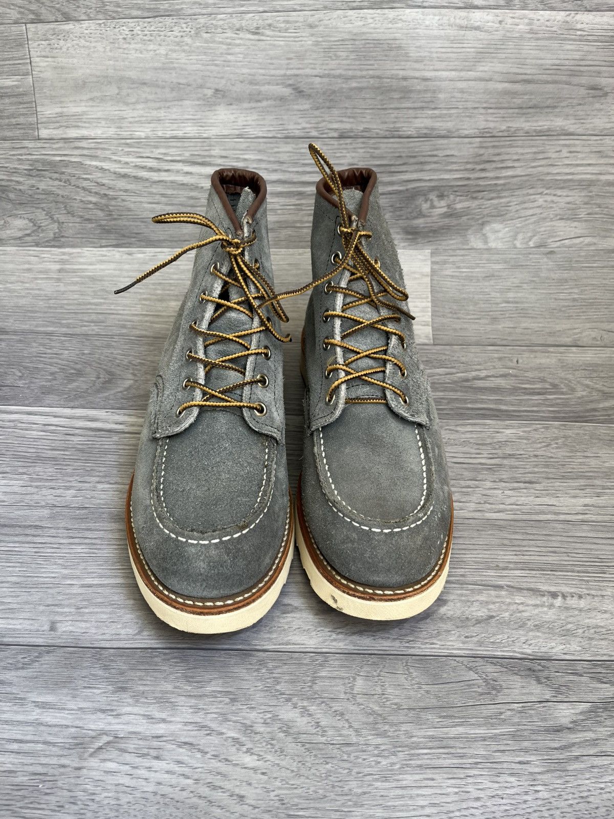 Red Wing Rare Red wing x moc-toe slate blue suede boots size 9 D Size US 9 / EU 42 - 4 Thumbnail