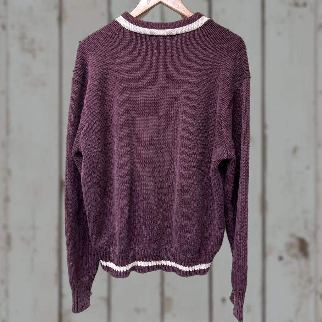 Ralph Lauren VINTAGE Ralph Lauren Polo Sweater Mens M Red Knit Pony Sweatshirt Maroon Size US M / EU 48-50 / 2 - 1 Thumbnail