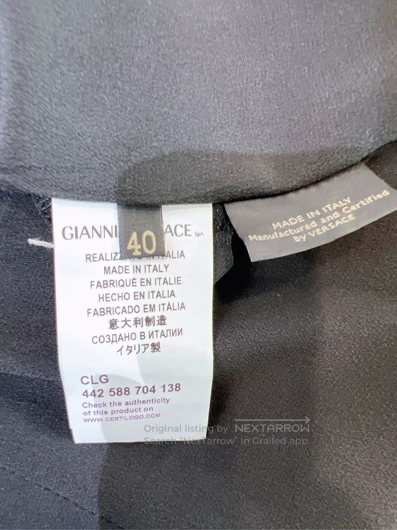 Versace Versace Black wool coat Size S / US 4 / IT 40 - 9 Thumbnail