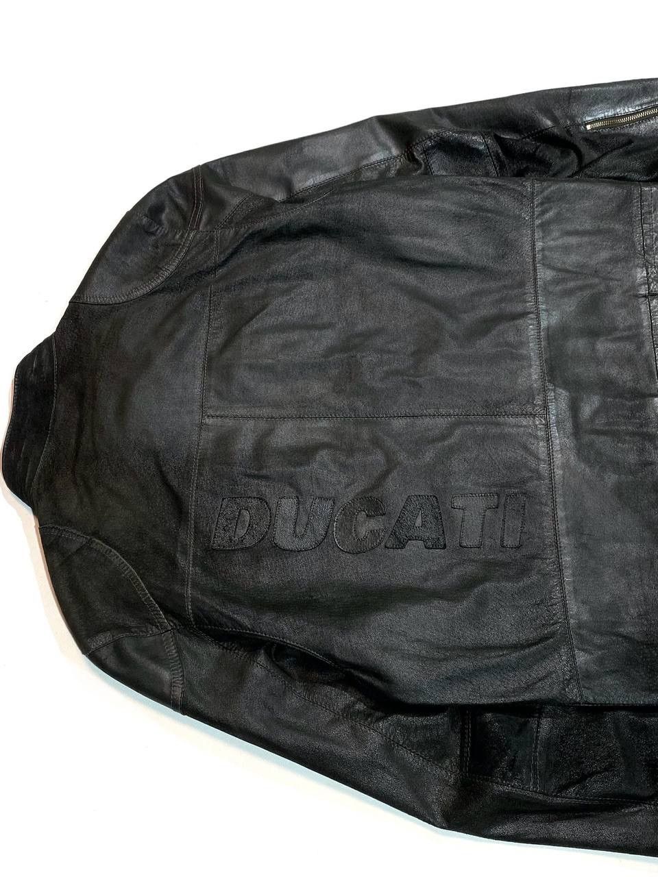 Puma Puma Ducati Men Black Moto Leather Jacket Racing Size US M / EU 48-50 / 2 - 14 Thumbnail