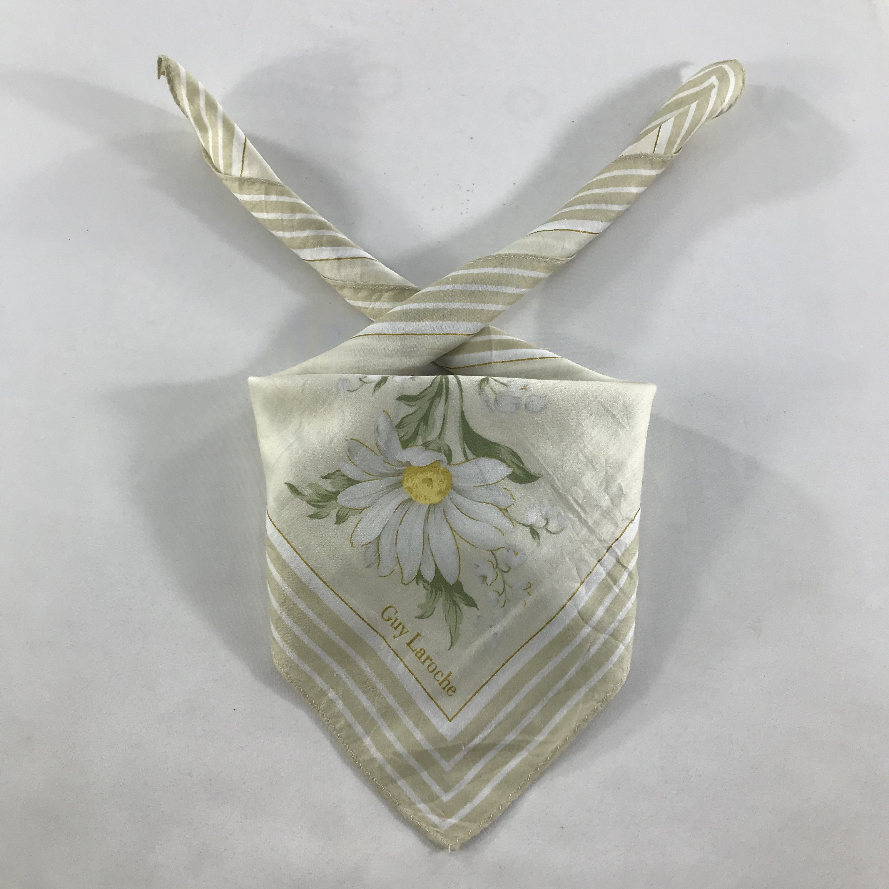 Guy Laroche × Vintage Guy Laroche Bandana / Handkerchief / Neckerchief - S1298 Size ONE SIZE - 3 Thumbnail