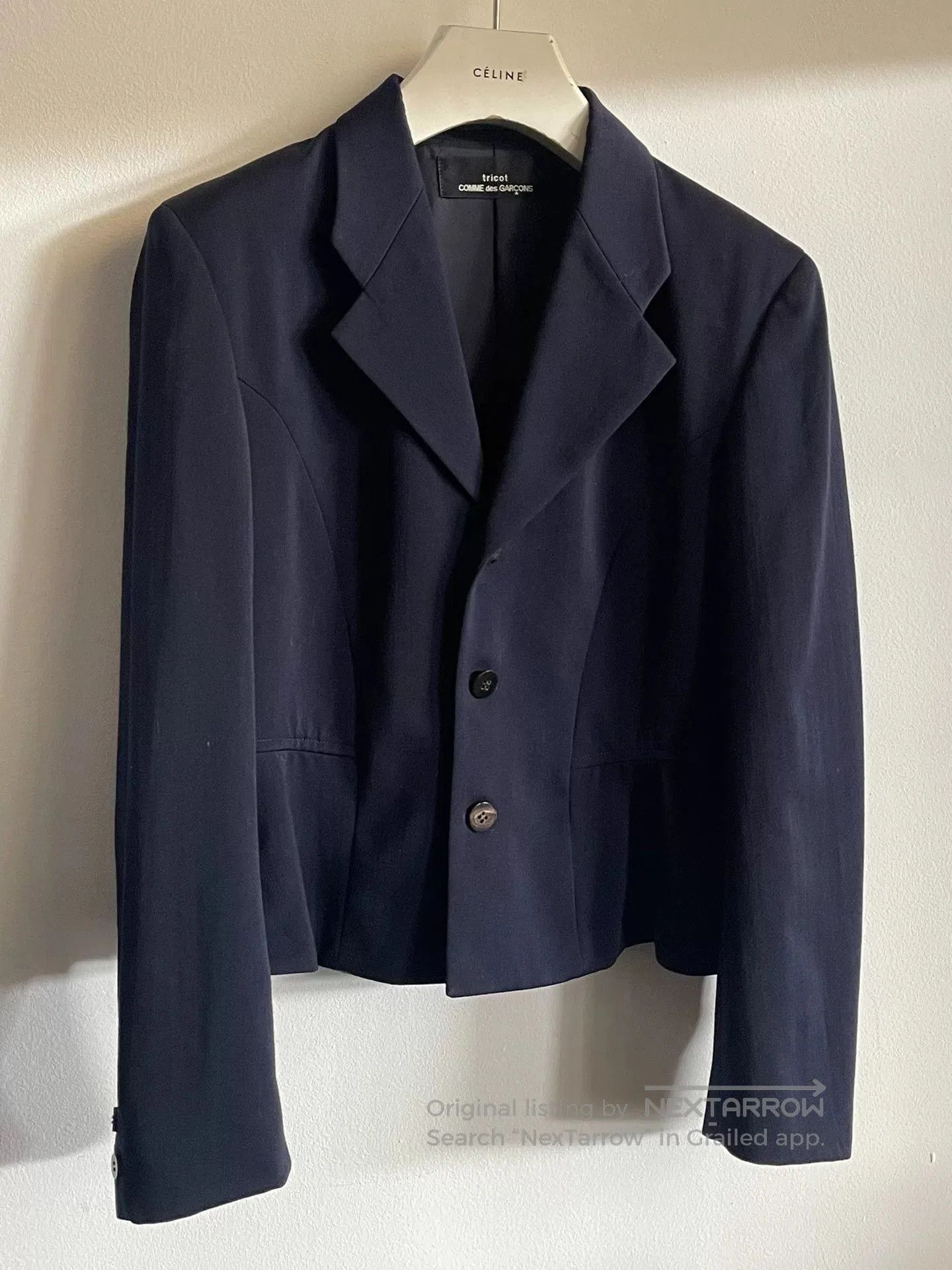 Tricot Comme des Garcons COMME des GARÇONS 1998 Vintage Short Blazer. Size M / US 6-8 / IT 42-44 - 5 Thumbnail
