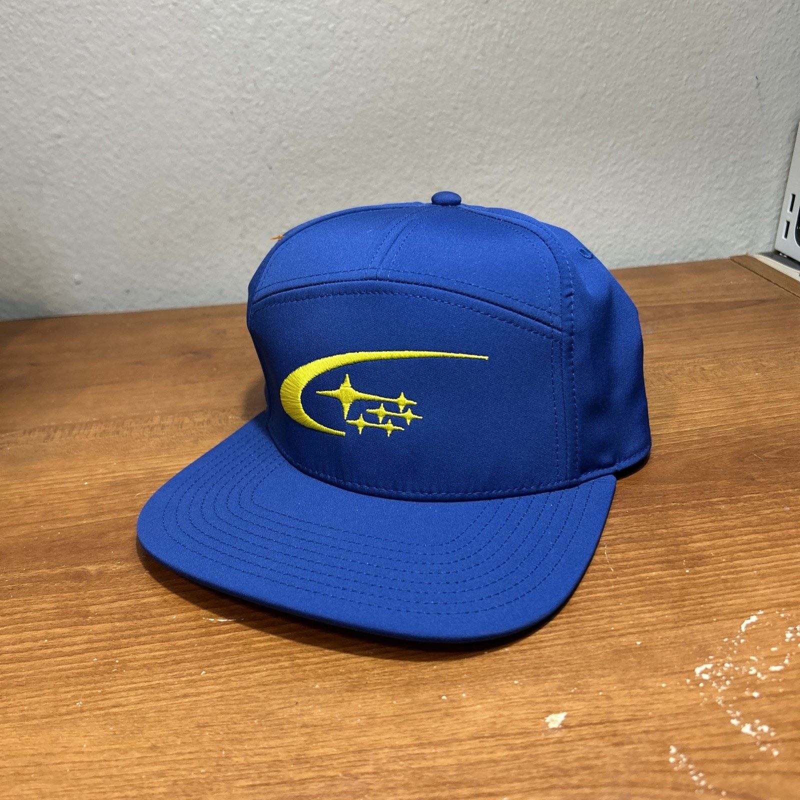 Other Subaru Snapback Hat Black Blue Embroidered Logo Made in USA Size ONE SIZE - 1 Thumbnail