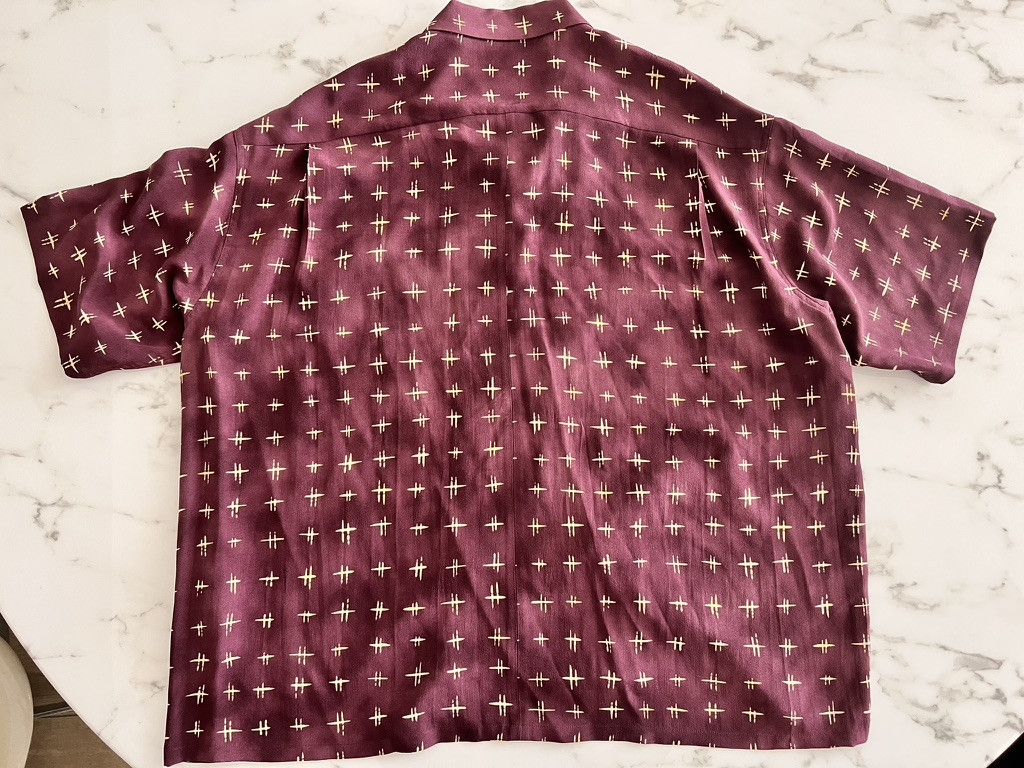 Visvim ICT Wallis purple silk shirt sz 4 Size US XL / EU 56 / 4 - 2 Thumbnail