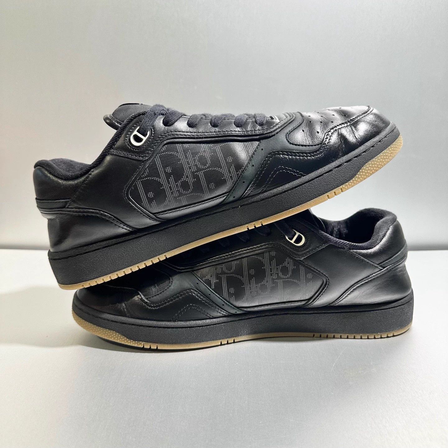 Dior Dior B27 Black Oblique Sneaker 45 Size US 12 / EU 45 - 4 Thumbnail