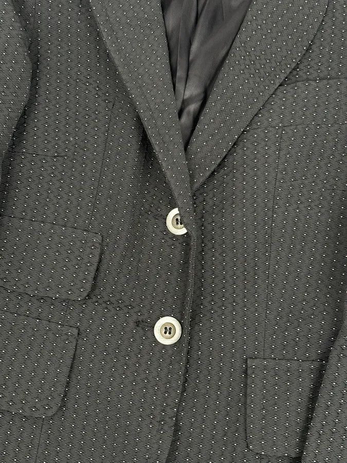 Alexander McQueen 2000s Alexander McQueen Black Wool Studded Blazer Size S / US 4 / IT 40 - 8 Thumbnail