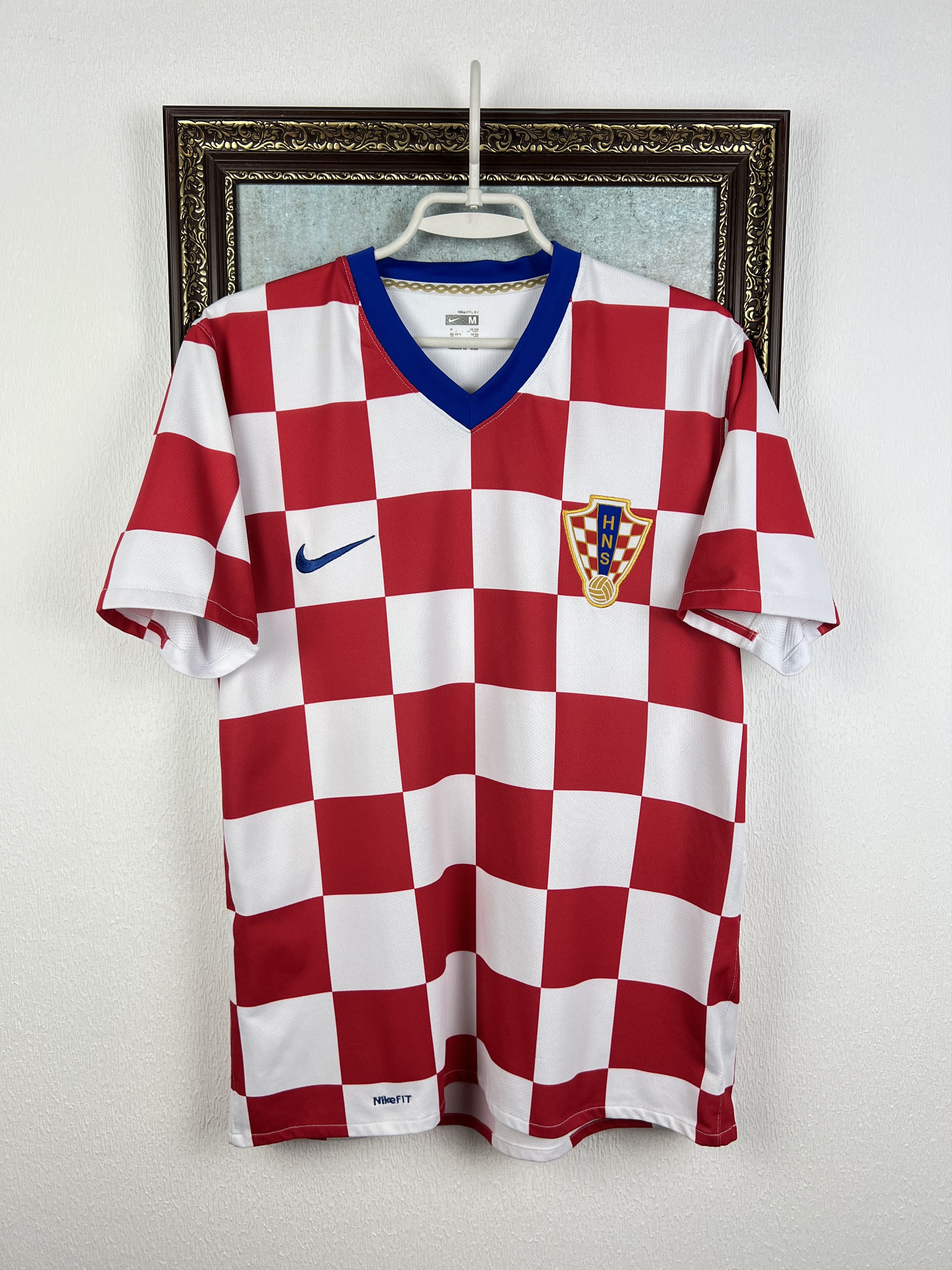 Nike Croatia football shirt 2008 Soccer Jersey Trikot National Size US M / EU 48-50 / 2 - 1 Thumbnail
