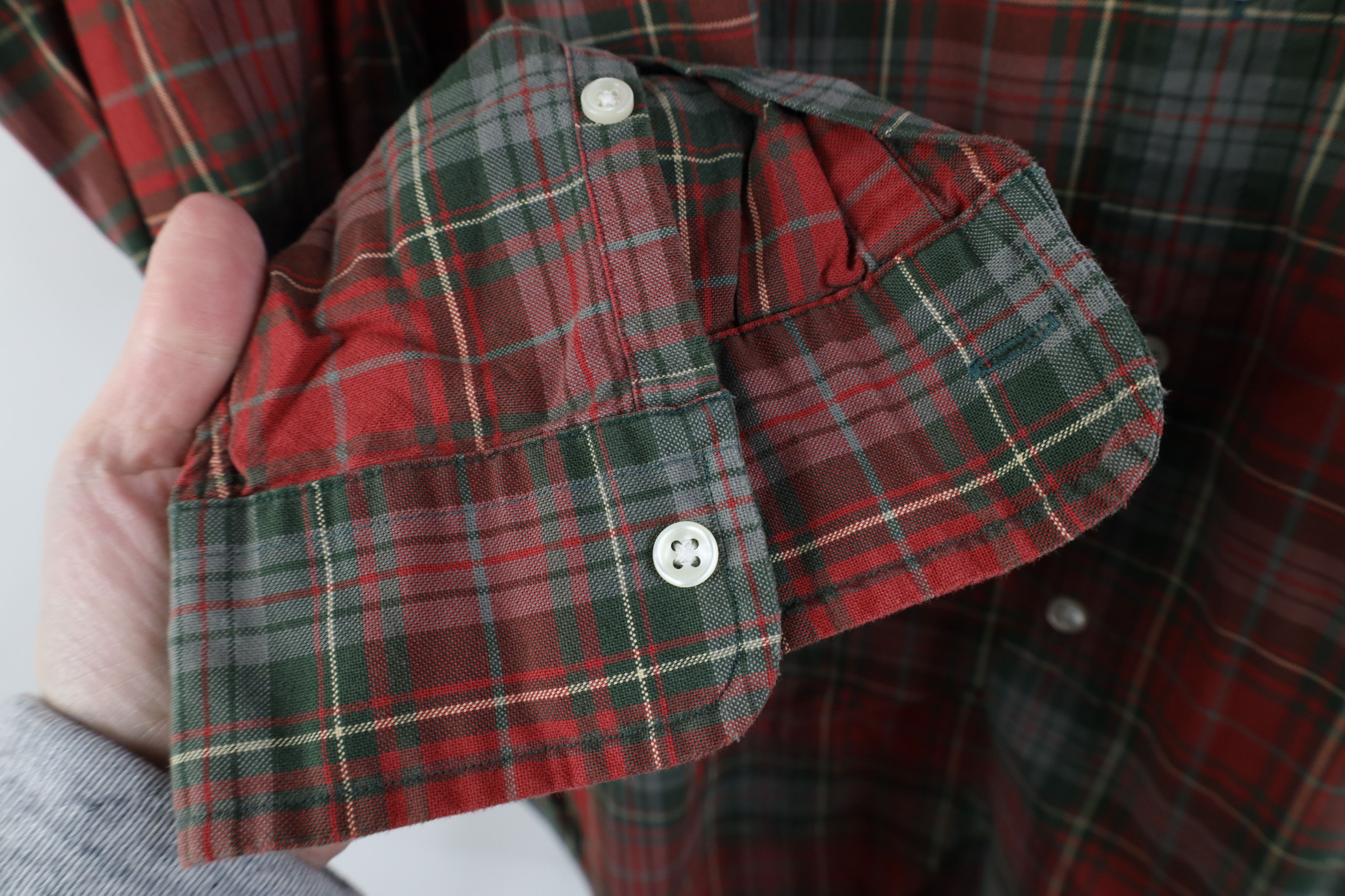 Ralph Lauren Vintage 90s Ralph Lauren Collared Button Down Shirt Plaid Size US XL / EU 56 / 4 - 9 Thumbnail