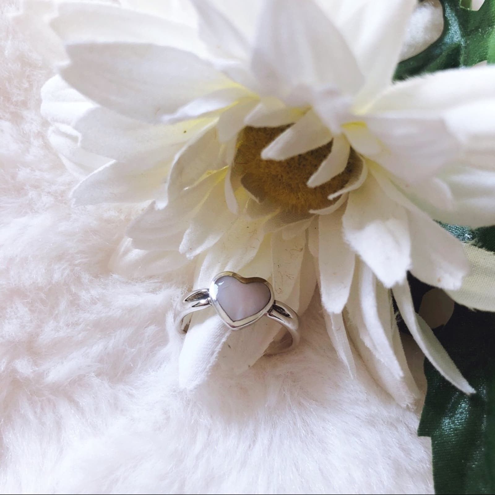 Other Sterling Silver Heart-Shaped Ring Size ONE SIZE - 13 Thumbnail