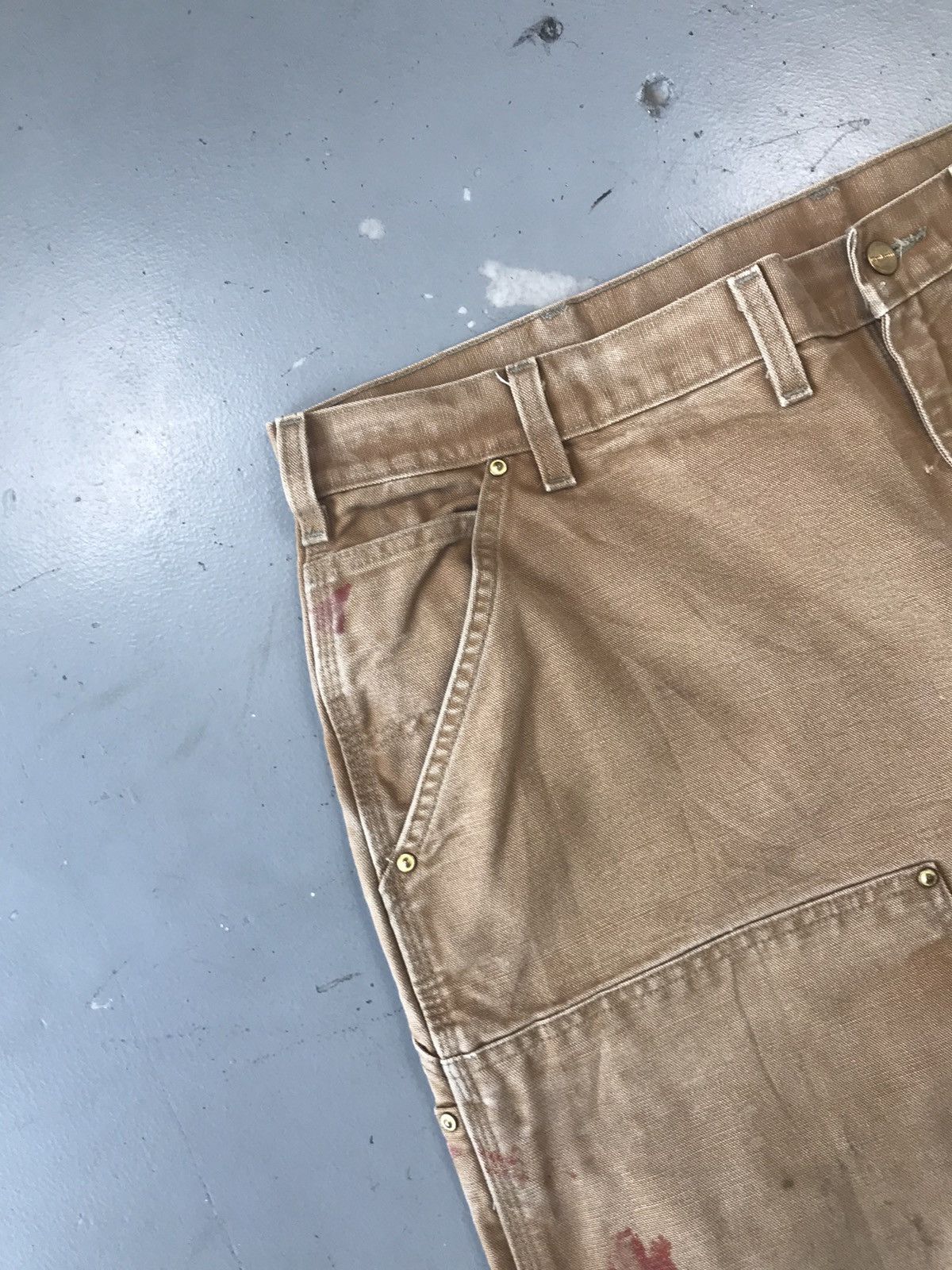 Carhartt × Vintage Vintage Carhartt B01 BRN double knee denim Size US 44 / EU 60 - 9 Thumbnail