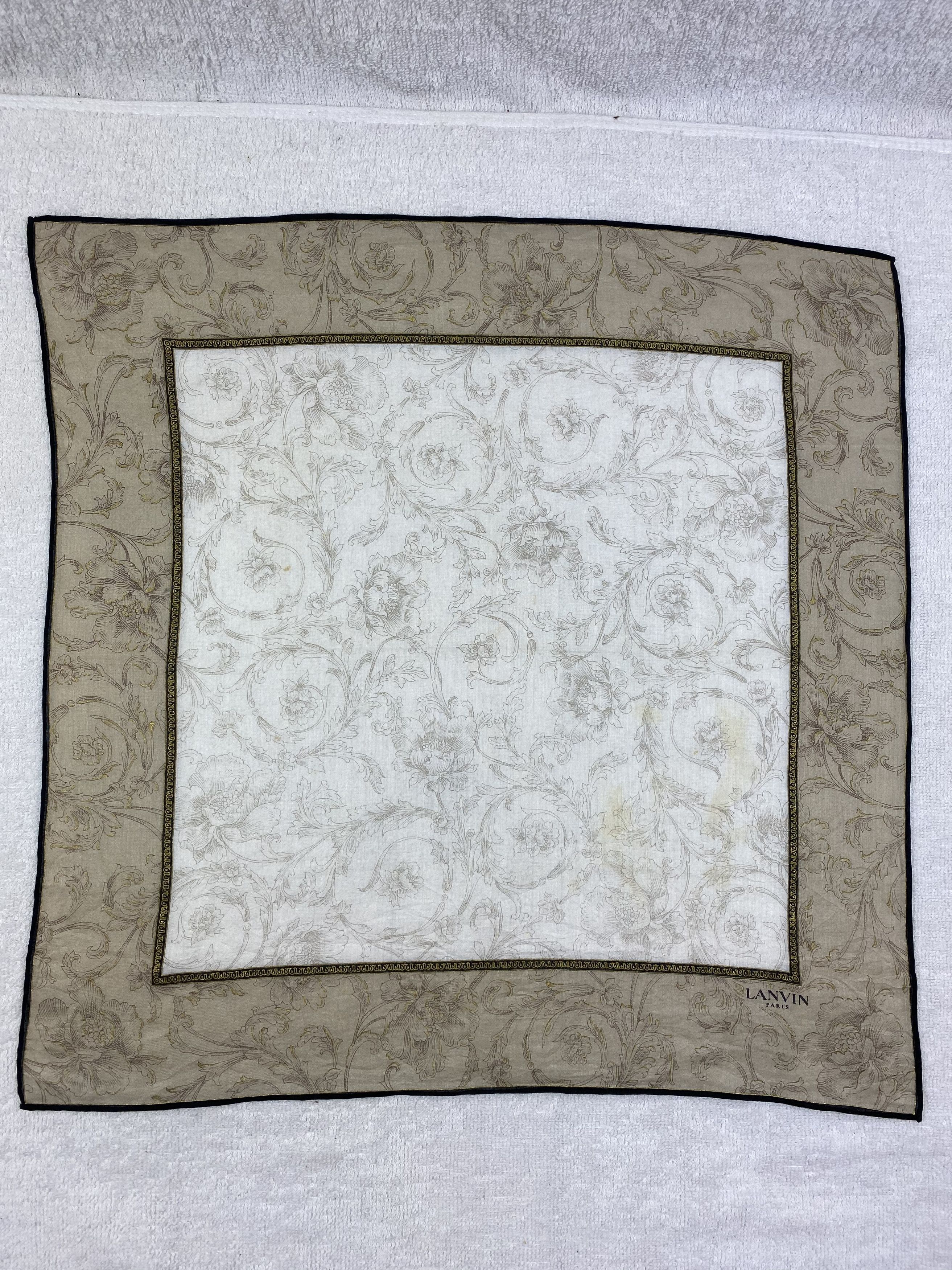 Lanvin × Vintage Lanvin Handkerchief / Bandana / Neckerchief Size ONE SIZE - 3 Thumbnail
