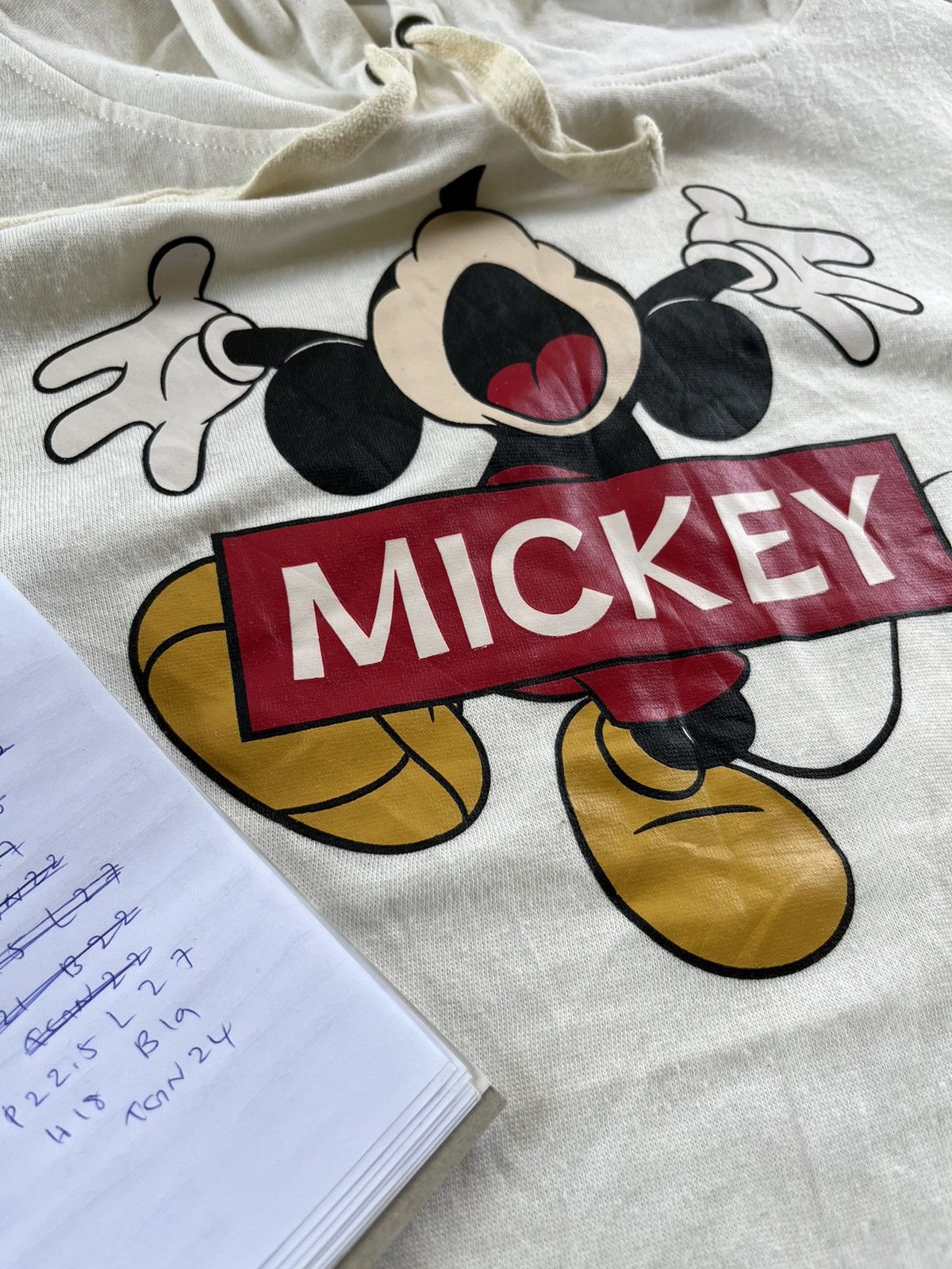 Disney × Japanese Brand × Mickey Mouse 🔥Disney Mickey Mouse Scream Big Logo Sweetshirts Size US L / EU 52-54 / 3 - 4 Thumbnail