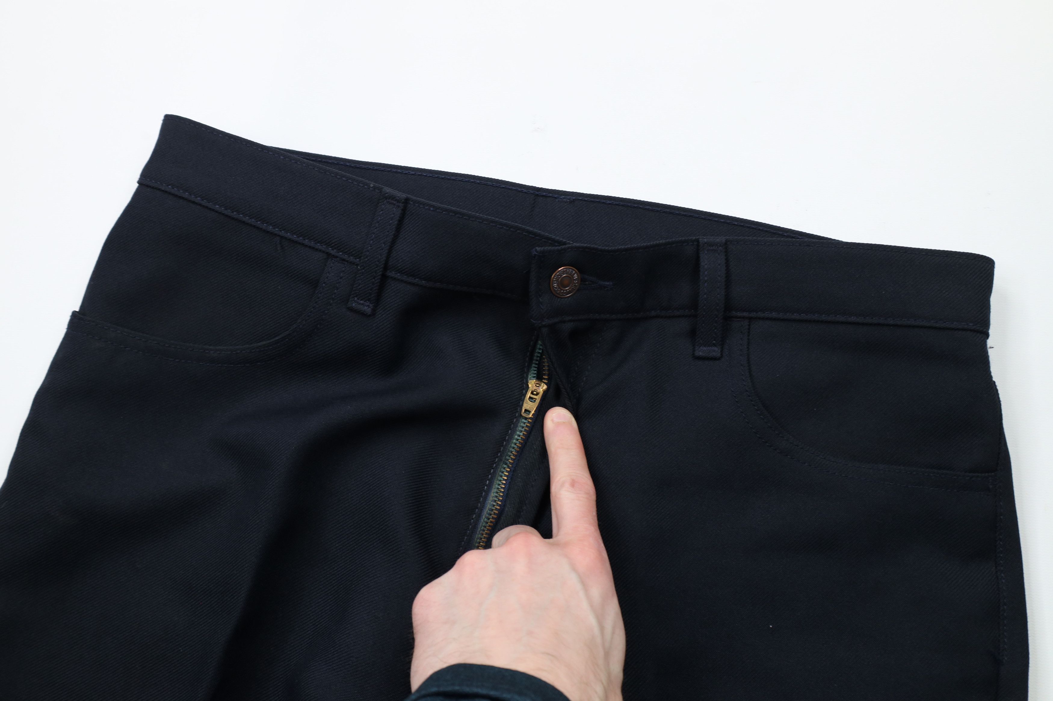 Levi's × Vintage Vintage Y2K Levis 517 Bootcut Western Chino Pants Dark Blue Size US 36 / EU 52 - 7 Thumbnail