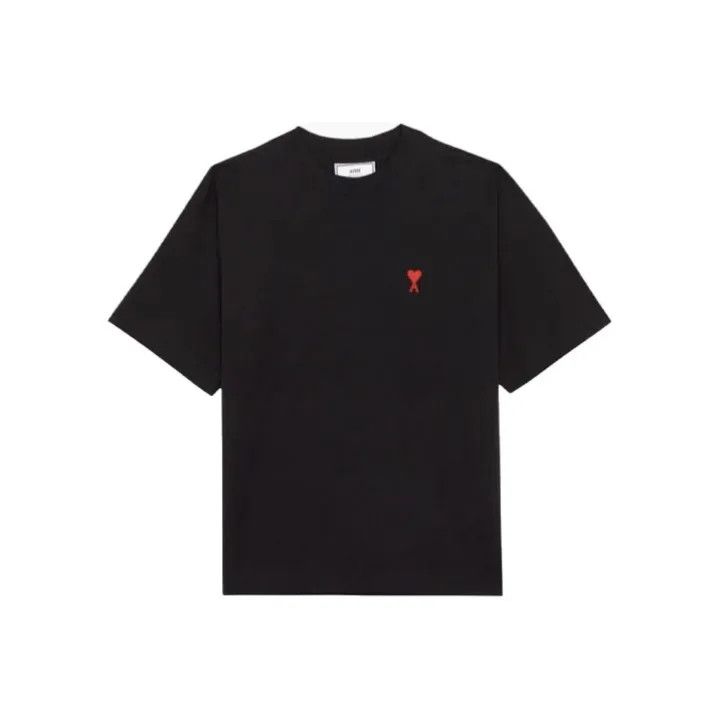 AMI AMI Love Logo Embroidered T-Shirt for Men and Women 0079 Size US S / EU 44-46 / 1 - 1 Thumbnail
