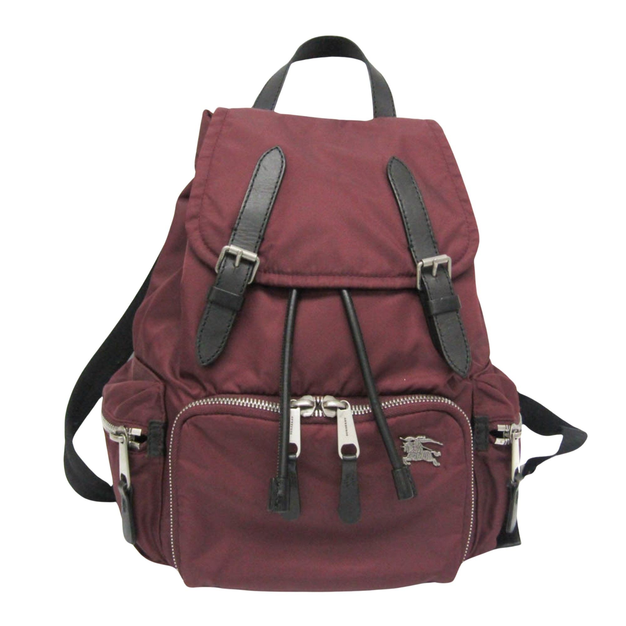 image of Burberry Rucksack Backpack in Burgundy, Women's
