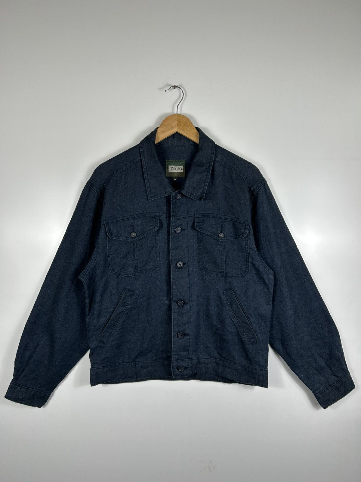 Uniqlo ⚡️Vintage Uniqlo Denim Button Chore Shirt Jacket Size US M / EU 48-50 / 2 - 1 Thumbnail