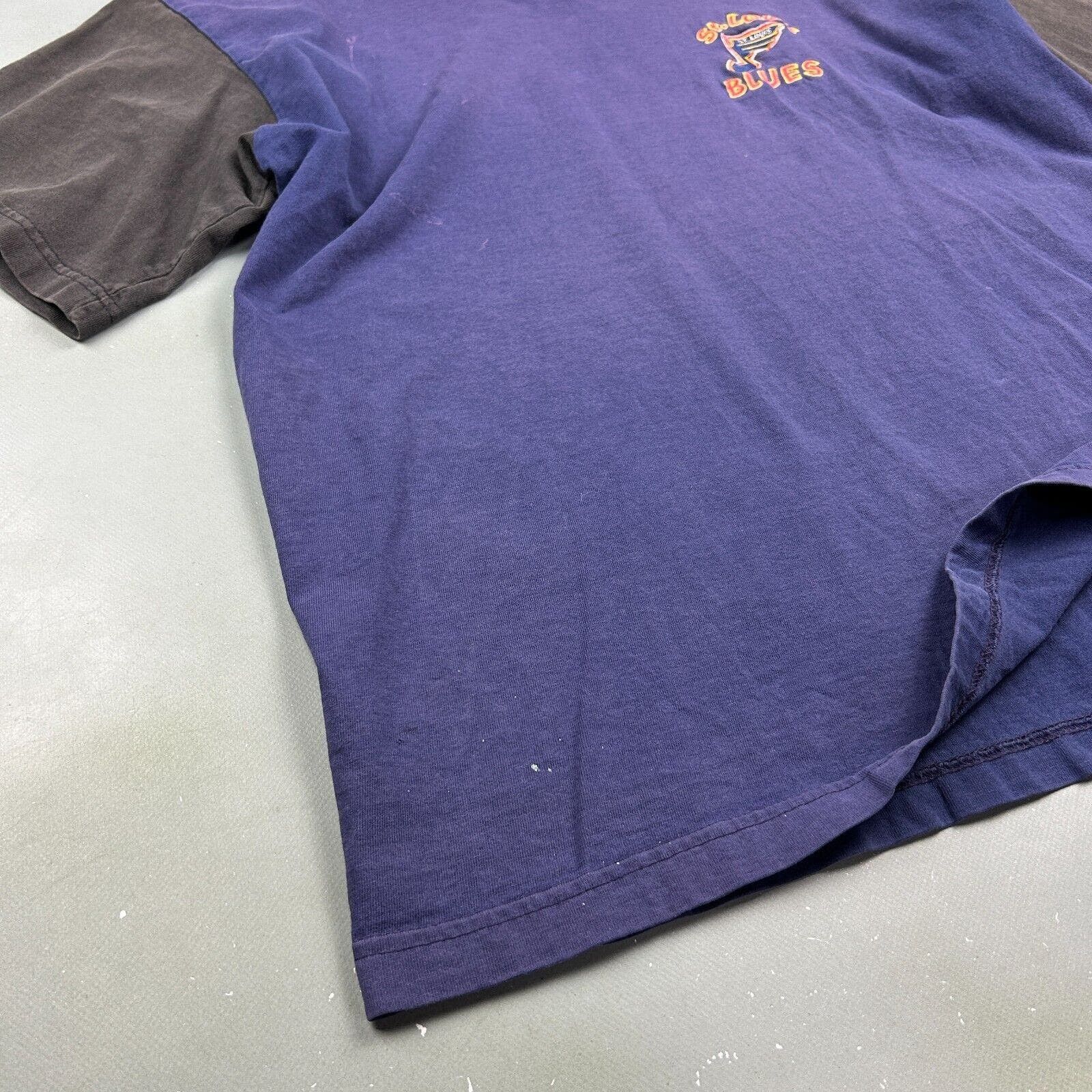 Vintage VINTAGE 90s | St. Louis Blues Logo Faded Hockey T-Shirt XL Size US XL / EU 56 / 4 - 6 Thumbnail