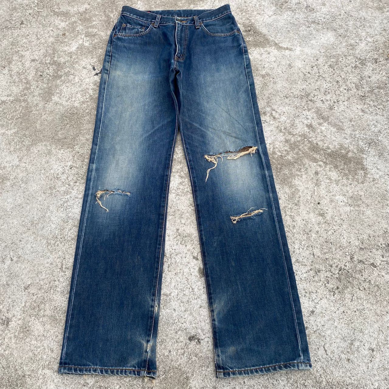 Edwin Vintage Edwin 503 Regular Distressed Denim Size US 30 / EU 46 - 2 Thumbnail