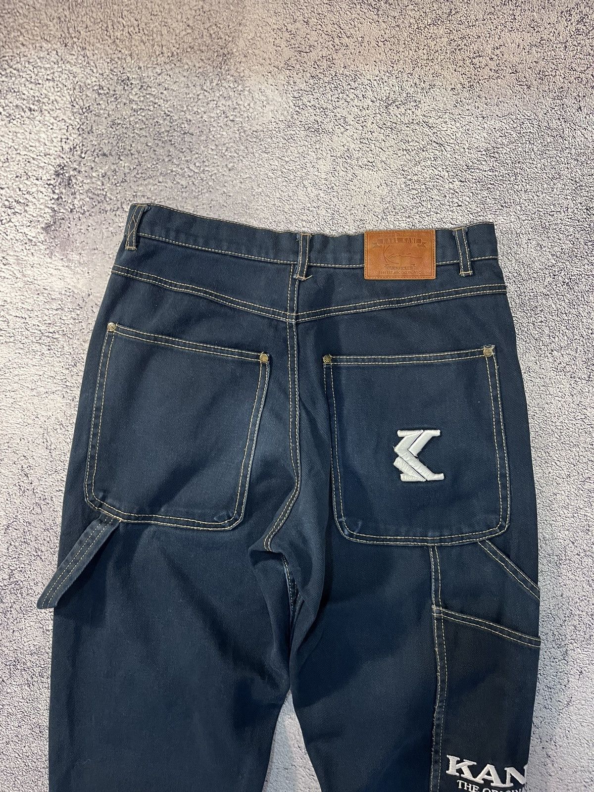 Karl Kani Karl Kani Mens Jeans Denim Cargo Big Logo Blue Vintage SizeS Size US 30 / EU 46 - 7 Thumbnail