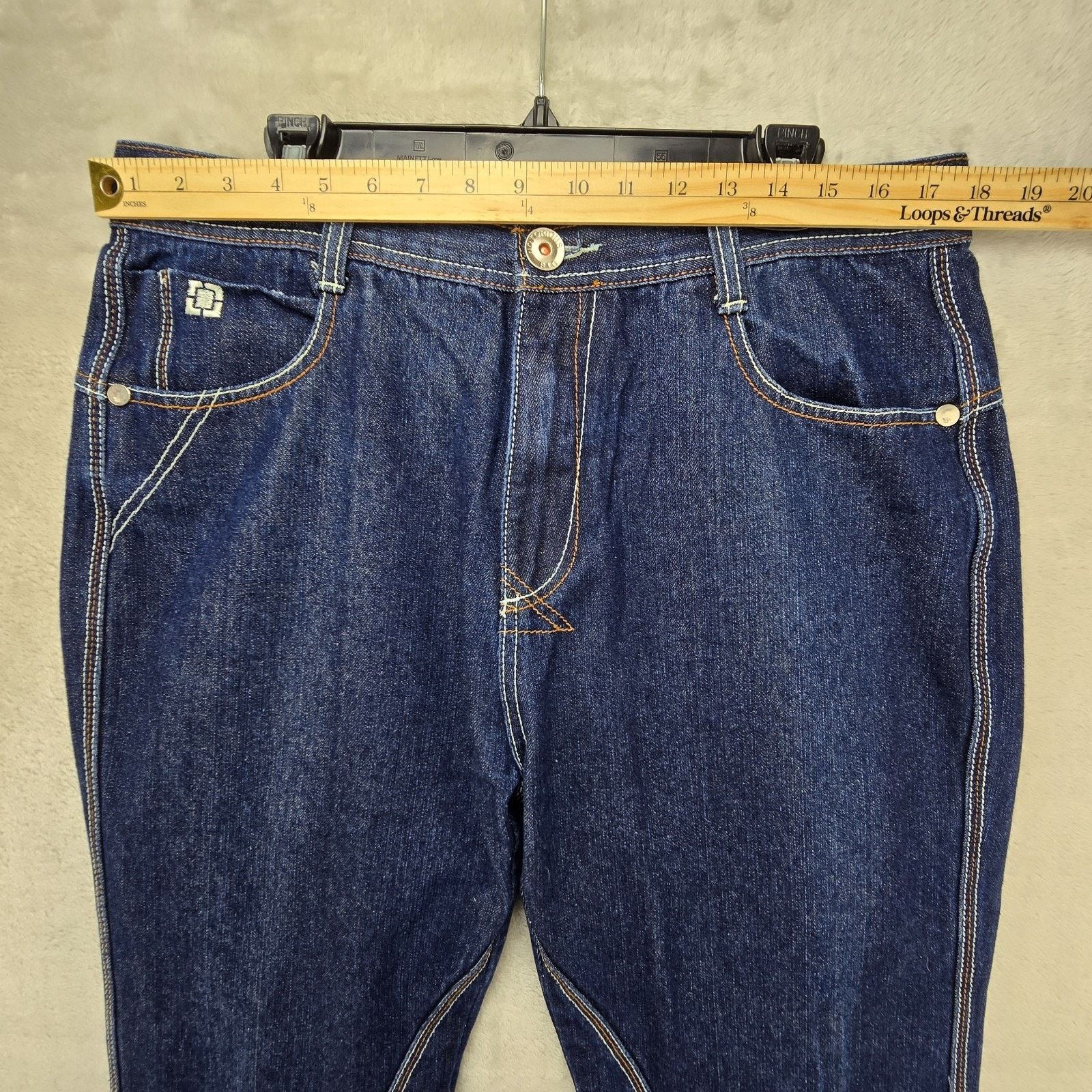Other Vintage Notorious Big Jeans Fits 36x30 Embroidered Baggy Y2K Size US 36 / EU 52 - 13 Thumbnail