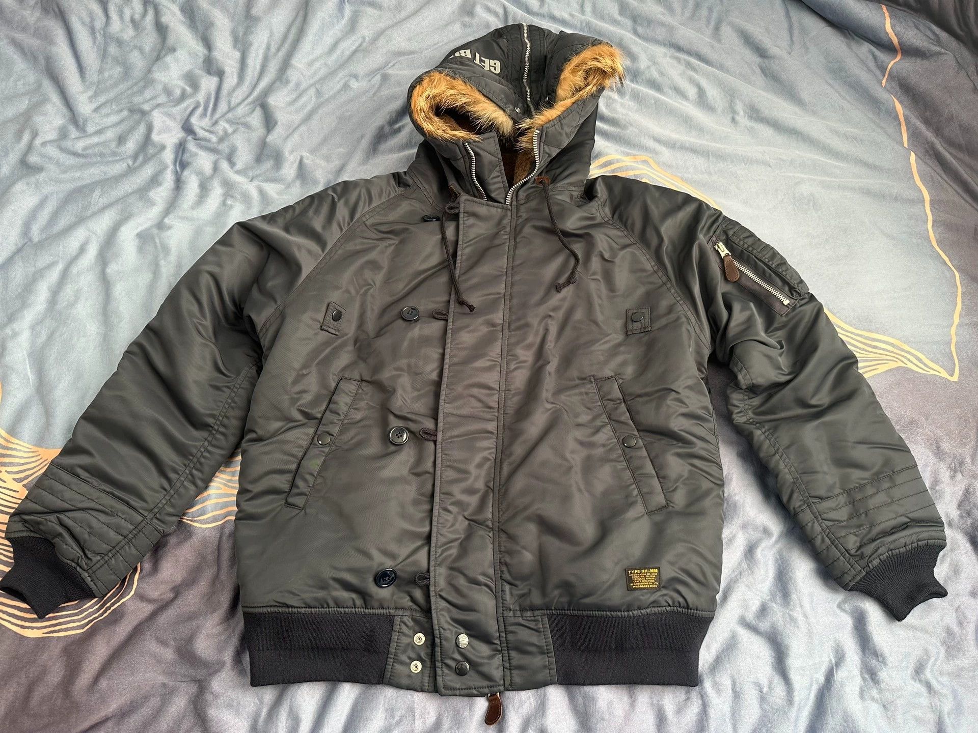 Neighborhood Neighborhood N-2D Flight Jacket P-Cotton L New w/Tags Size US L / EU 52-54 / 3 - 1 Thumbnail