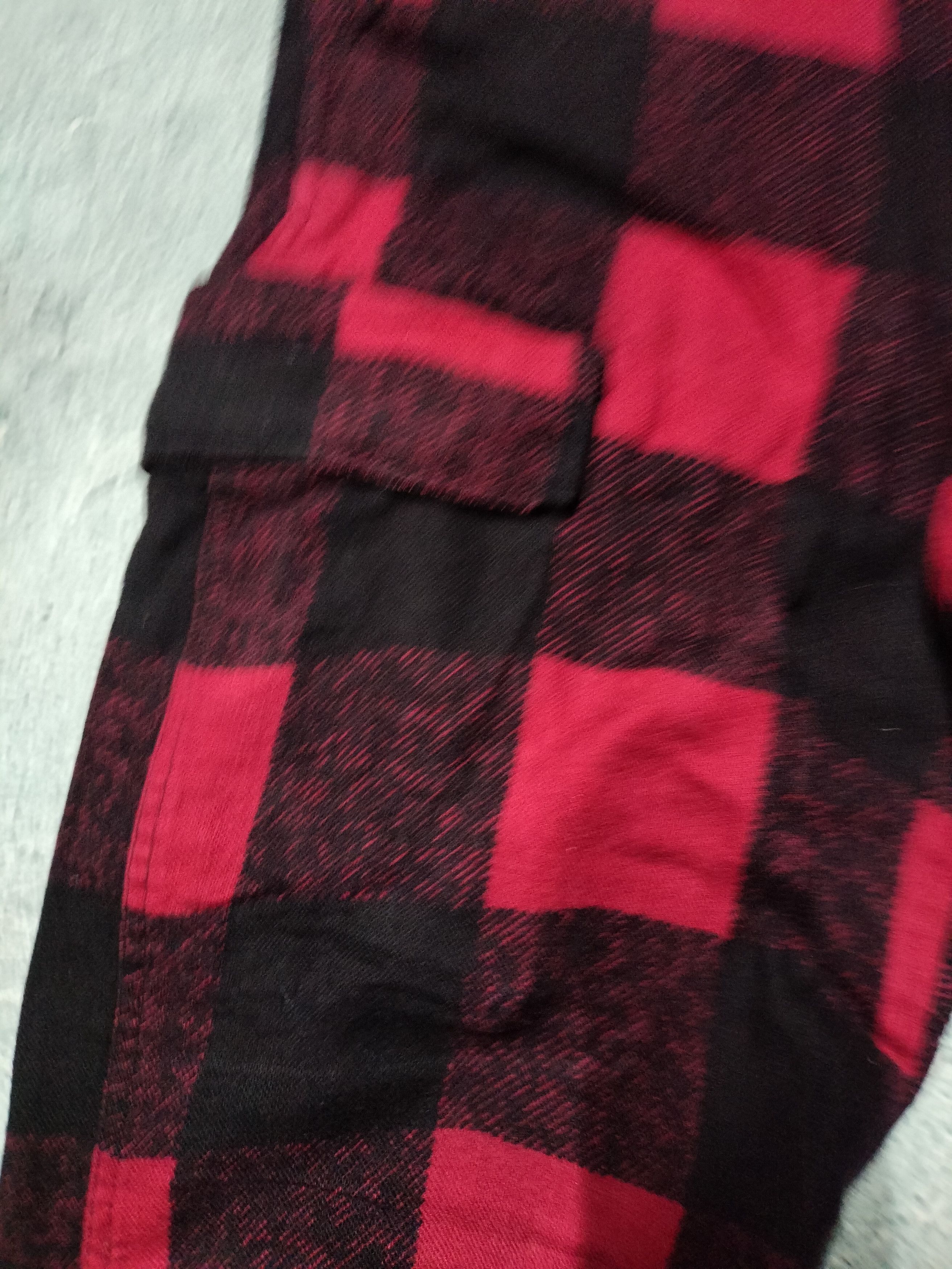 Beauty Beast × General Research × Japanese Brand 1999 General Research Retro punk Multicargo Flanel pants Size US 32 / EU 48 - 10 Thumbnail