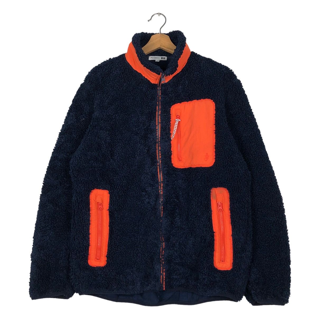 Japanese Brand 🔥Vintage Dip Pile Fleece Jacket J.W.Anderson Uniqlo Japan Size US L / EU 52-54 / 3 - 1 Thumbnail