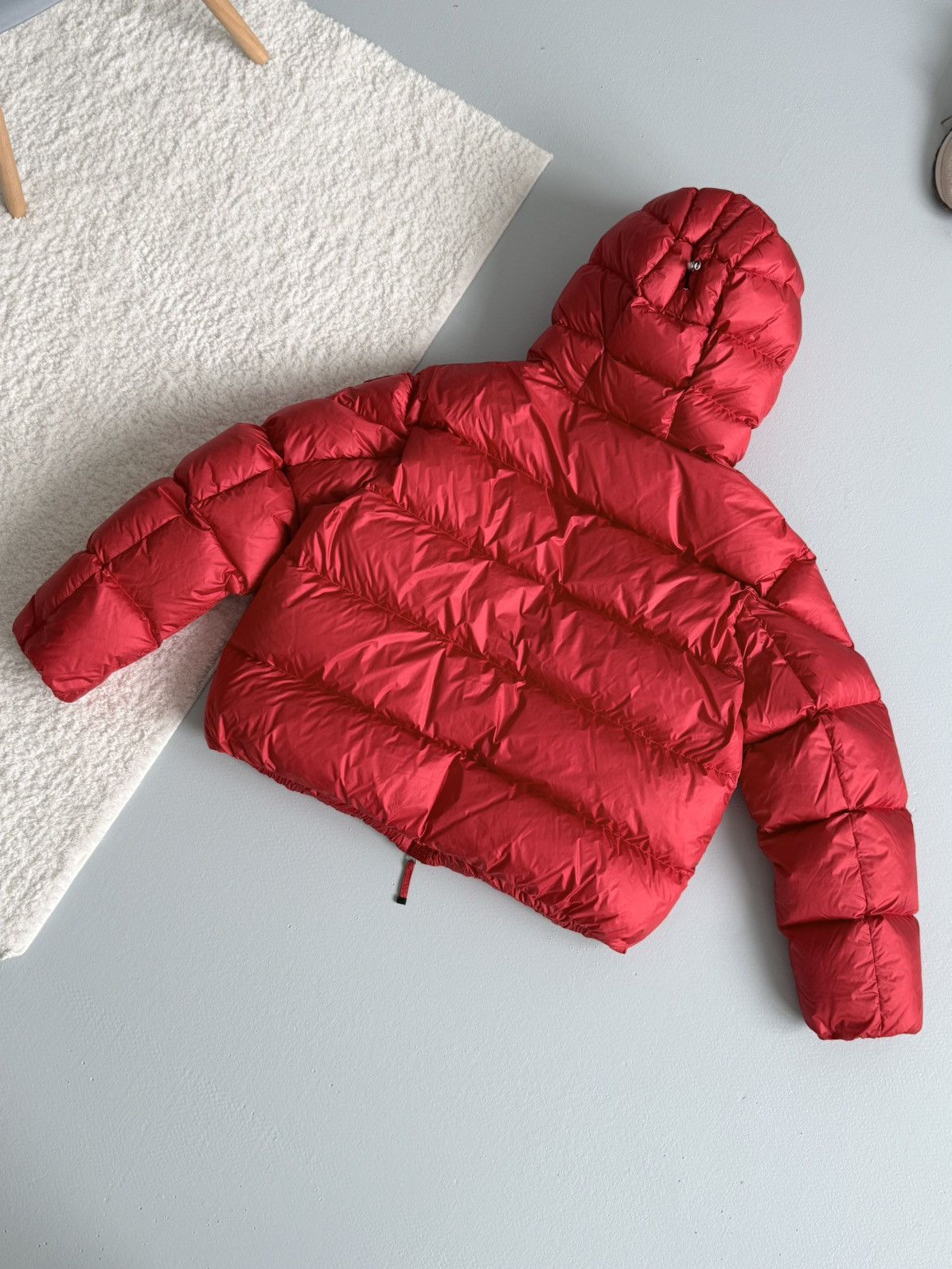 Parajumpers PARAJUMPERS Hooded Down Puffer Hollywood Jacket Red Women’s Size XL / US 12-14 / IT 48-50 - 9 Thumbnail