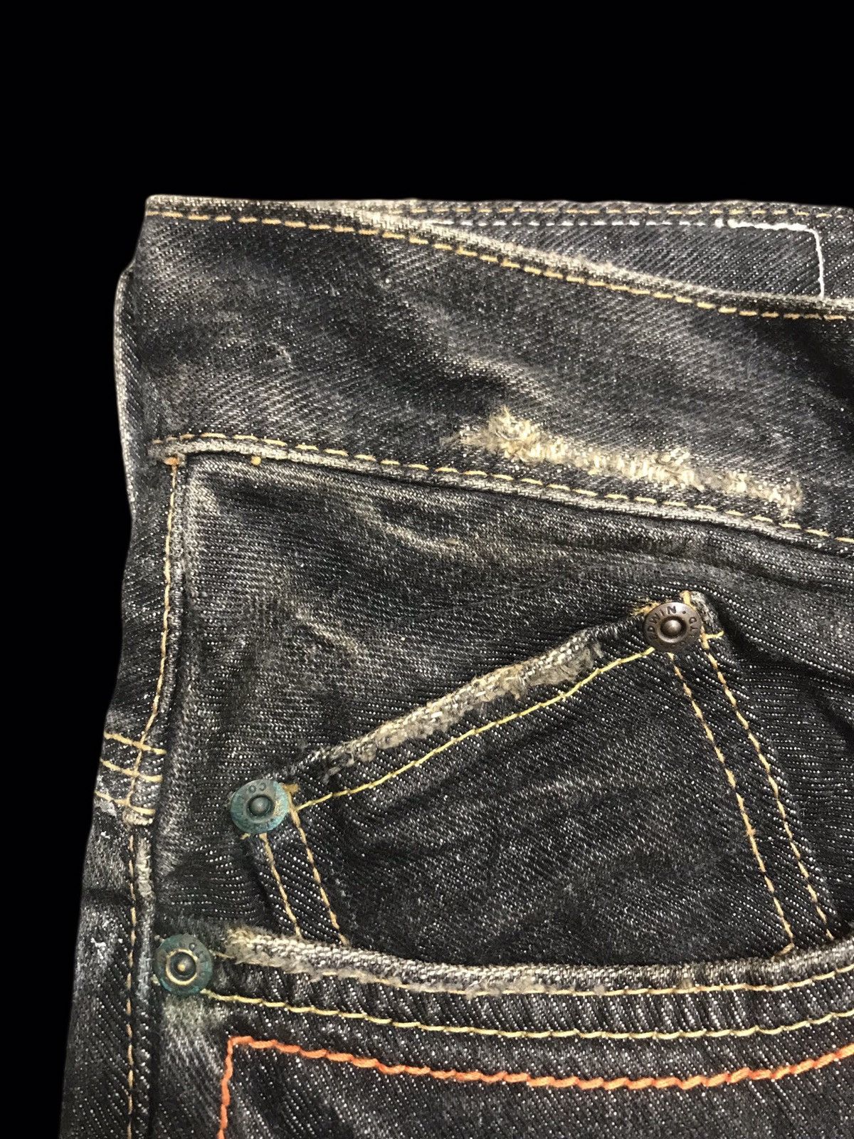 Edwin 💥FLARE💥RARE ARCHIVAL EDWIN XVS MUD WASH FLARE DENIM F247 Size US 33 - 5 Thumbnail