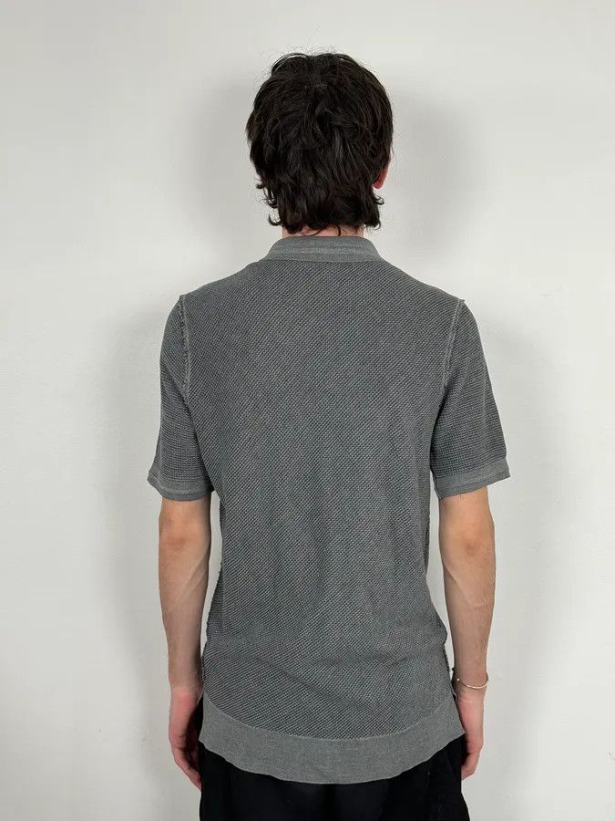 Dolce & Gabbana 2000s Dolce & Gabbana Grey Knit Polo Shirt Size US M / EU 48-50 / 2 - 3 Thumbnail