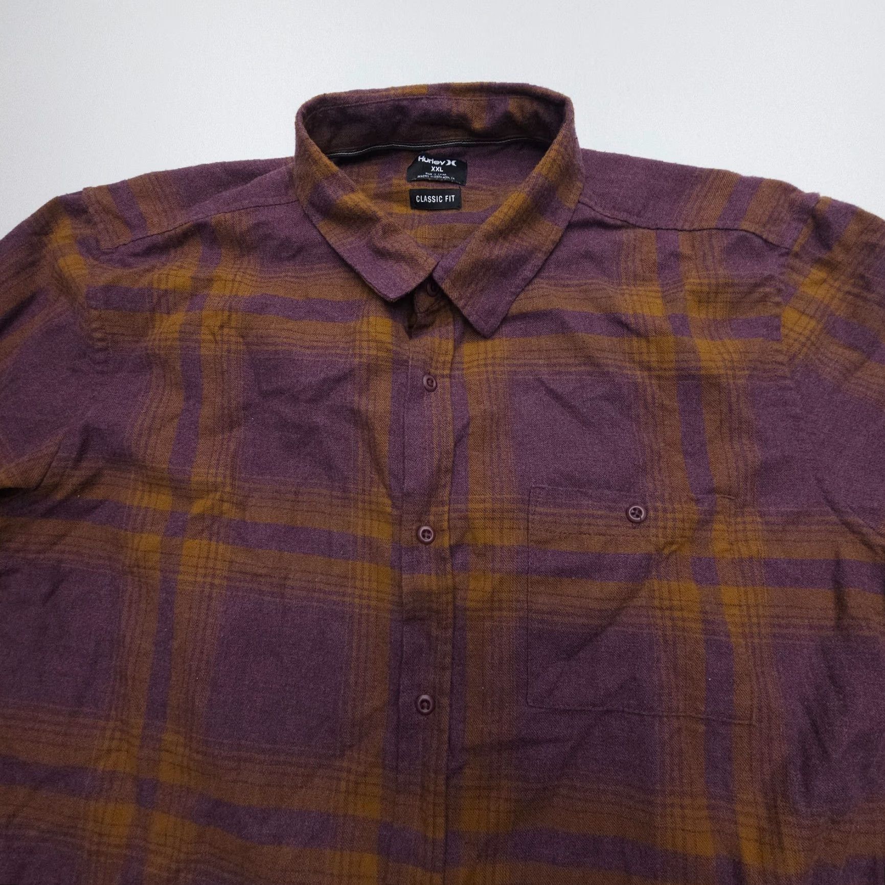 Hurley Hurley Long Sleeve Flannel Shirt Mens XXL Plaid Classic Fit Coastal Soft Size US XXL / EU 58 / 5 - 4 Thumbnail