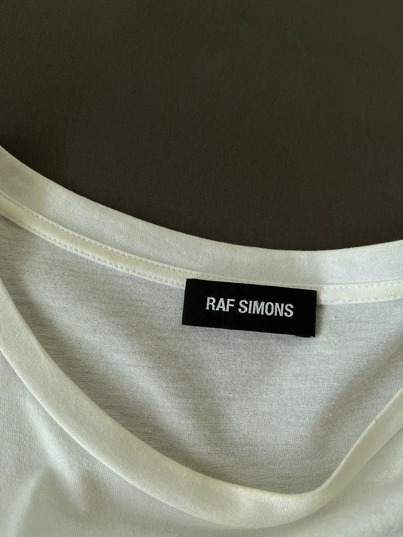 Raf Simons Raf simons White short-sleeved T-shirt Size US L / EU 52-54 / 3 - 7 Thumbnail