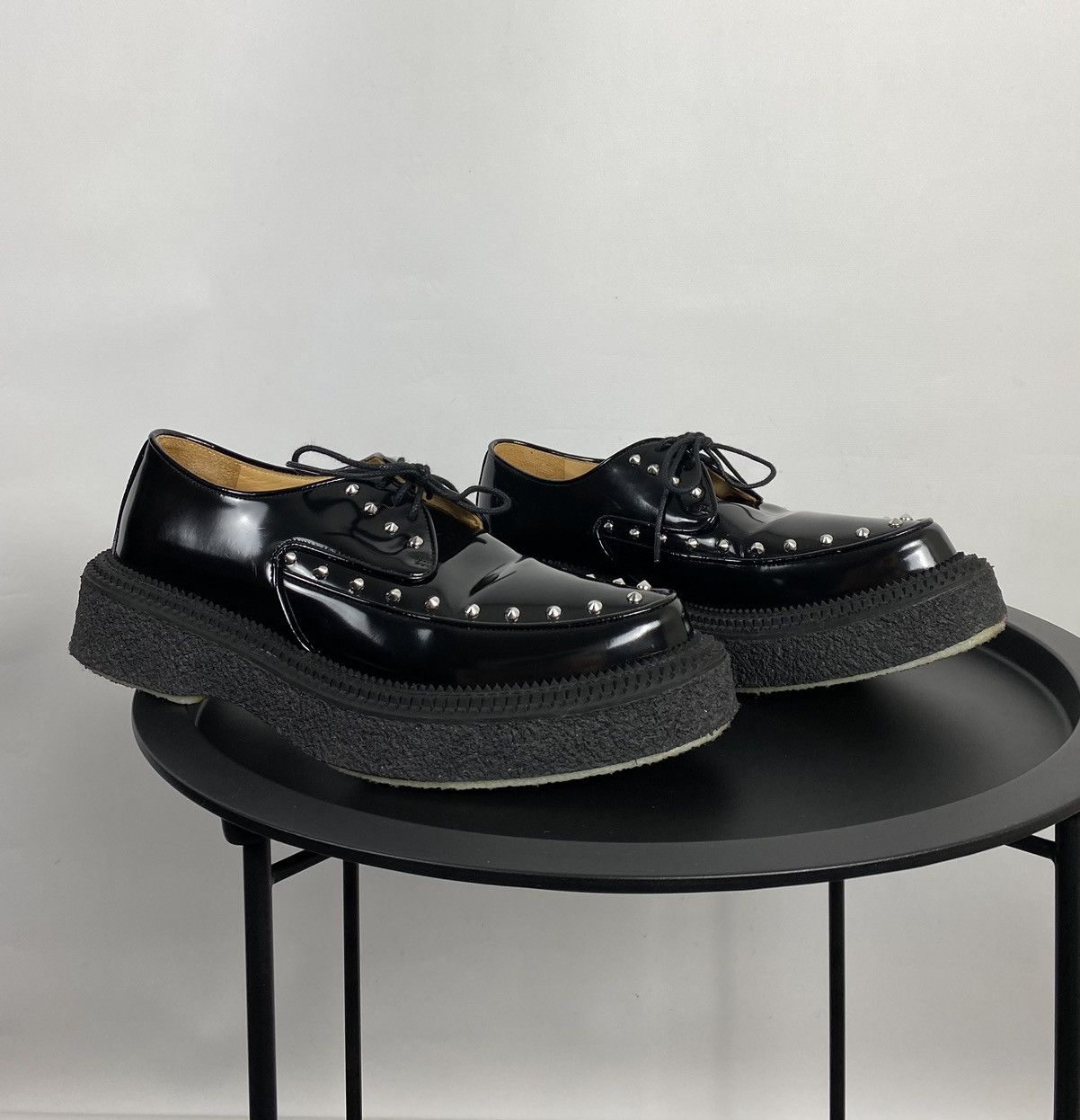 H&M GIAMBATTISTA VALLI x H&M Black Creeper Shoes Loafers Size US 8.5 / EU 41-42 - 5 Thumbnail