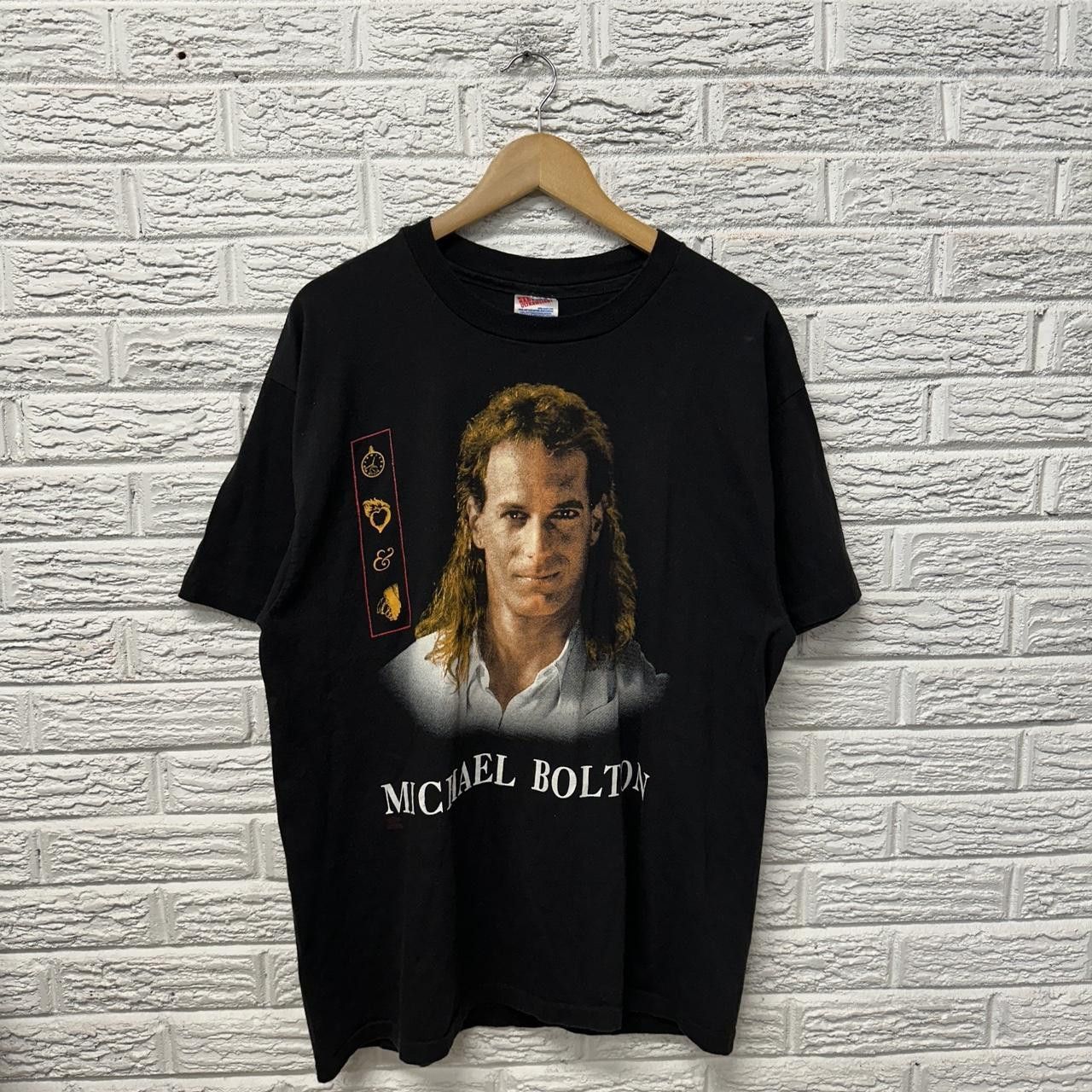Hanes × Vintage Vintage Michael Bolton Tour Shirt Size XL Size US XL / EU 56 / 4 - 1 Thumbnail
