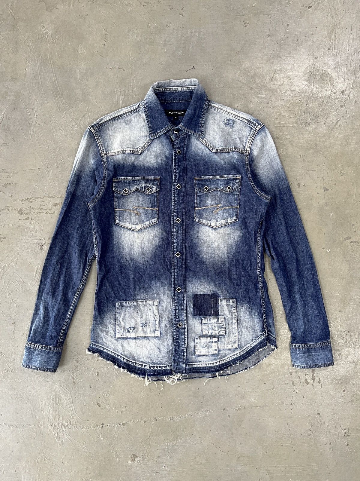 Jackrose Distressed Patchwork Indigo Boro Kapital Style